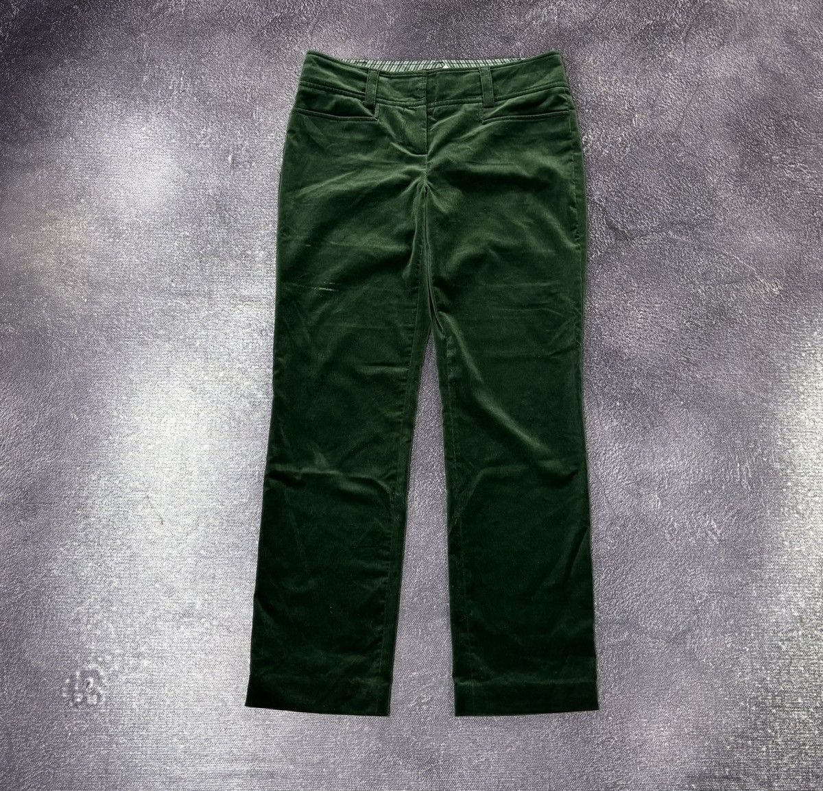 Etro Etro Velour Velvet Emerald Green Plush Women’s Luxury Pants Size 30" / US 8 / IT 44 - 1 Thumbnail