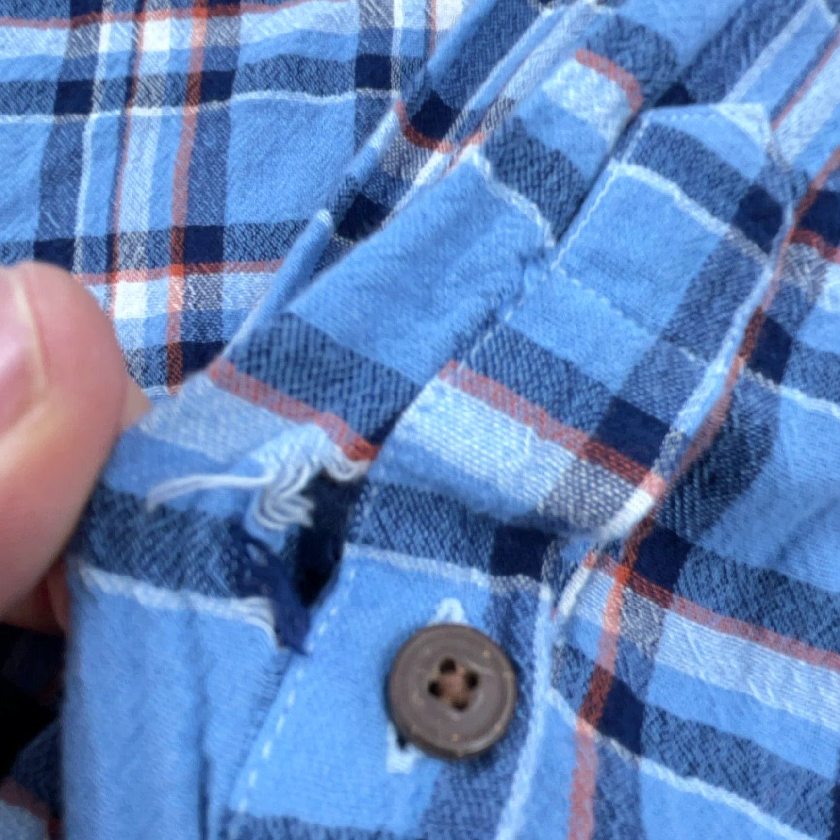 Patagonia Patagonia Shirt Men Medium Blue Button Up Organic Cotton Flannel Lightweight Plaid Regular Long Sleeve Blue Size US M / EU 48-50 / 2 - 6 Thumbnail