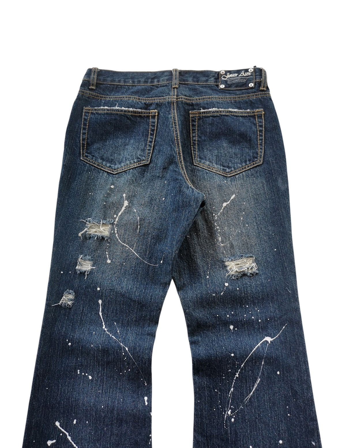 Kapital Flared Distressed Paint Splatter Jeans 30x33 Size US 30 / EU 46 - 3 Thumbnail