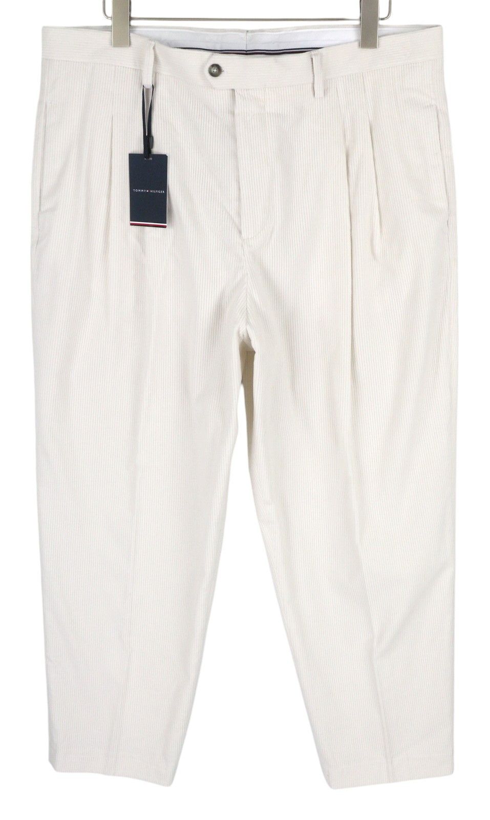 Tommy Hilfiger ROCK VELVET LARDINI W38 Corduroy Pleated Leg Trousers 85360 Size US 38 / EU 54 - 1 Thumbnail