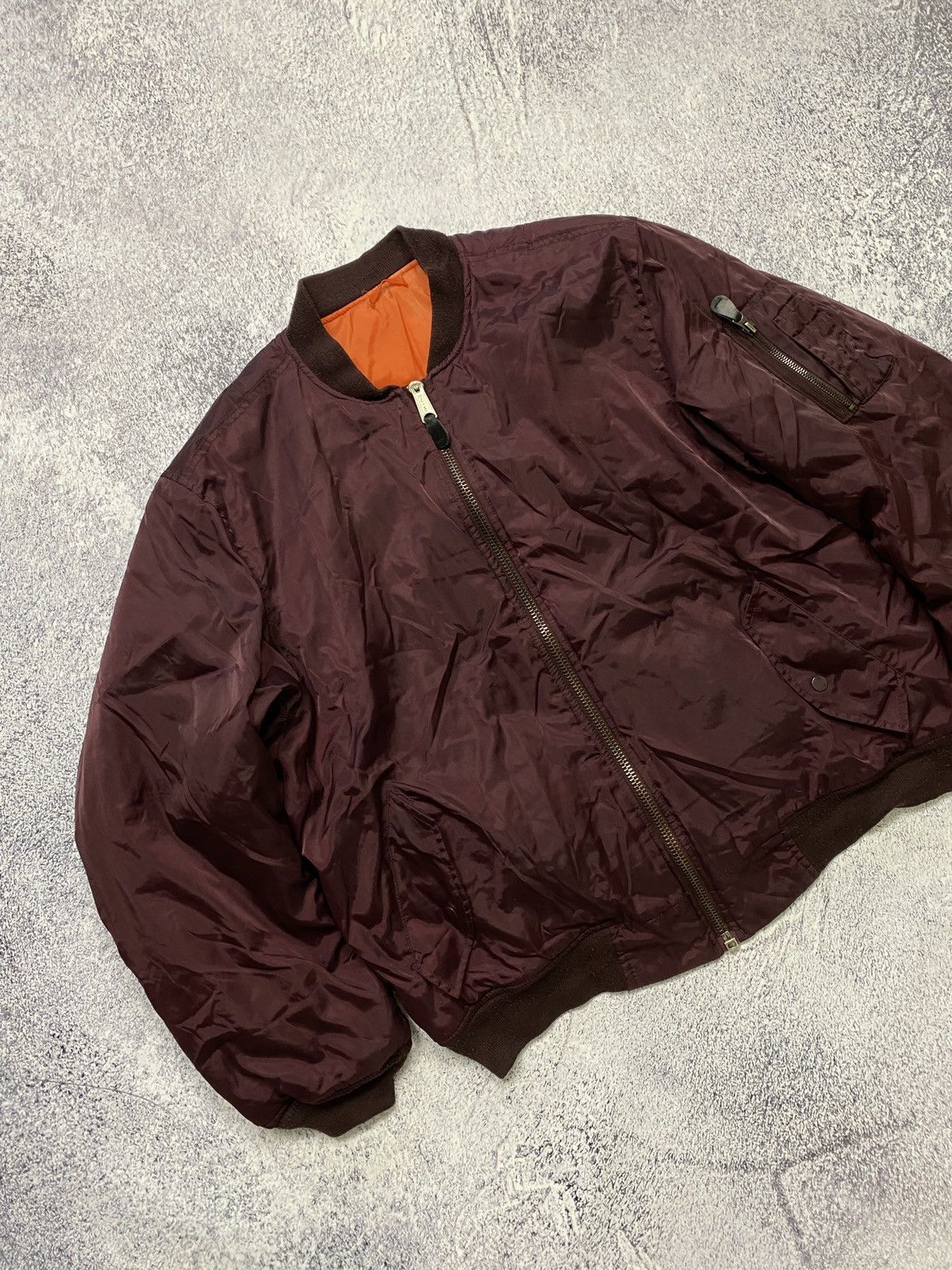 Vintage Vintage Bomber Jacket Flyer's Men Intermediate MA-1 Military Size US XXL / EU 58 / 5 - 4 Thumbnail