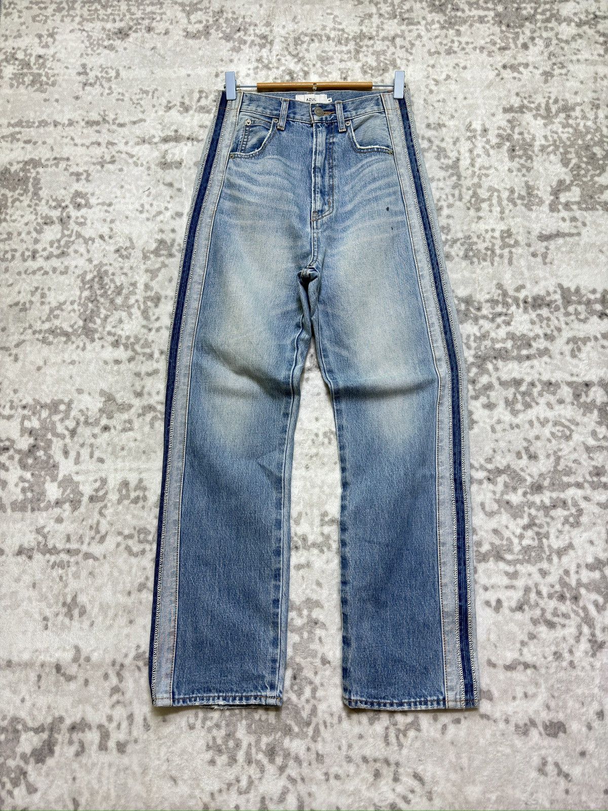 Hysteric Glamour Y2k AZUL Reworked Reconstructed Loose Denim Size US 27 - 1 Thumbnail