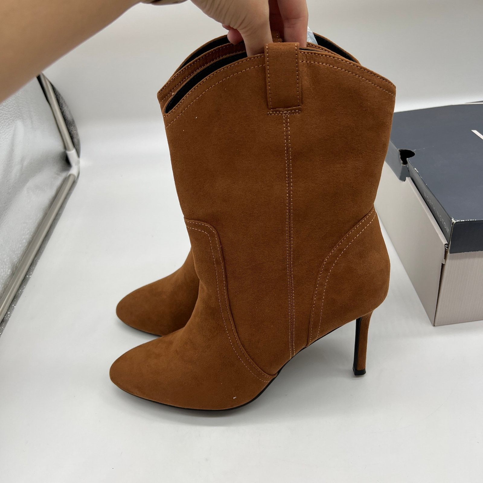 Other Worthington Women's Styler Brown Tan Heel Boot Size 10M Size US 10 / IT 40 - 2 Thumbnail