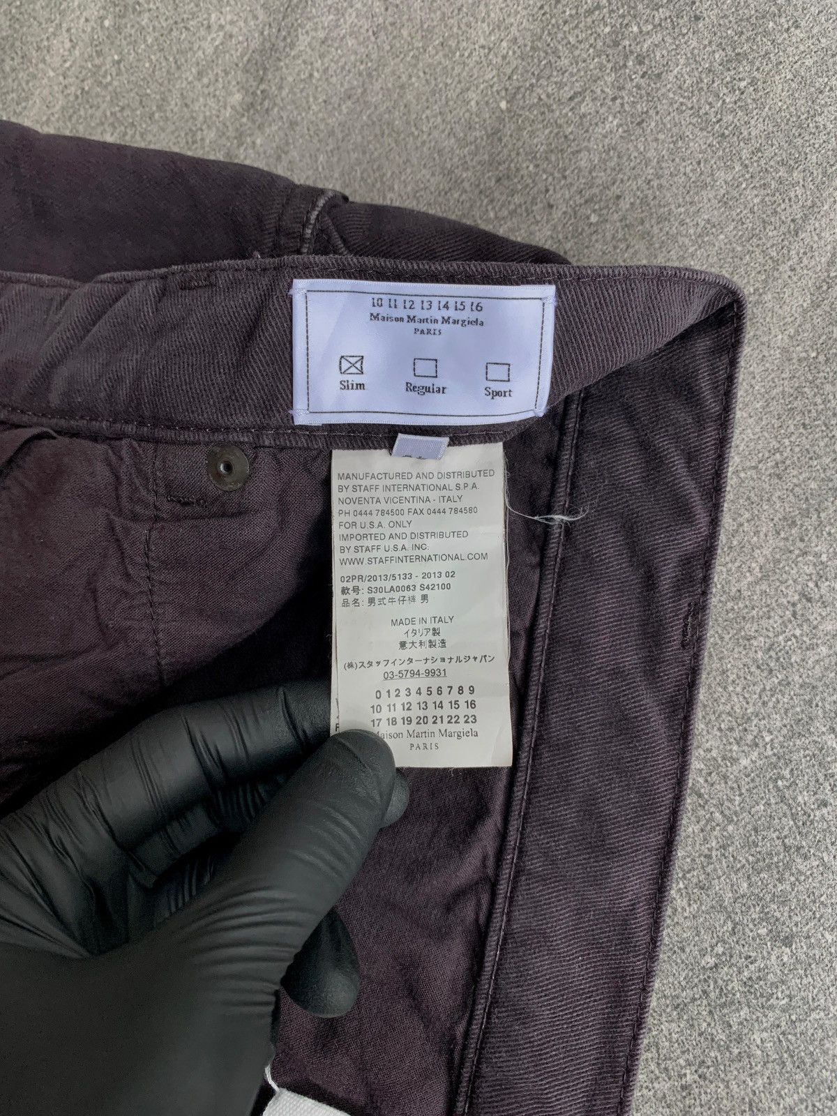 Maison Margiela FREE TAX! Fadded Effect Slim Denim Jeans Size US 31 - 10 Thumbnail
