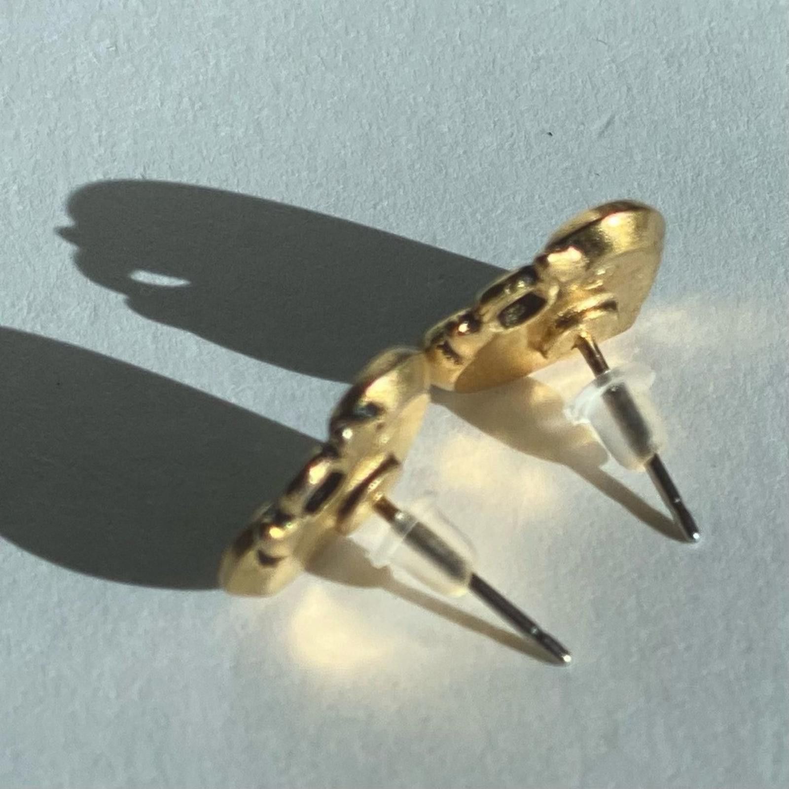 Other Chic Stud Gold Heart Pierced Earrings Size ONE SIZE - 3 Thumbnail