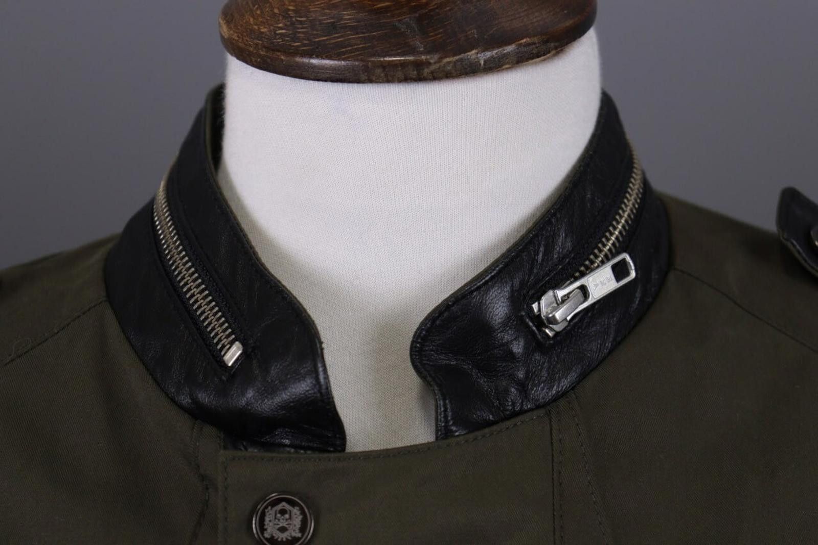 The Kooples The Kooples Khaki Multipockets Cargo Snap Jacket Size XS Size XS / US 0-2 / IT 36-38 - 5 Thumbnail