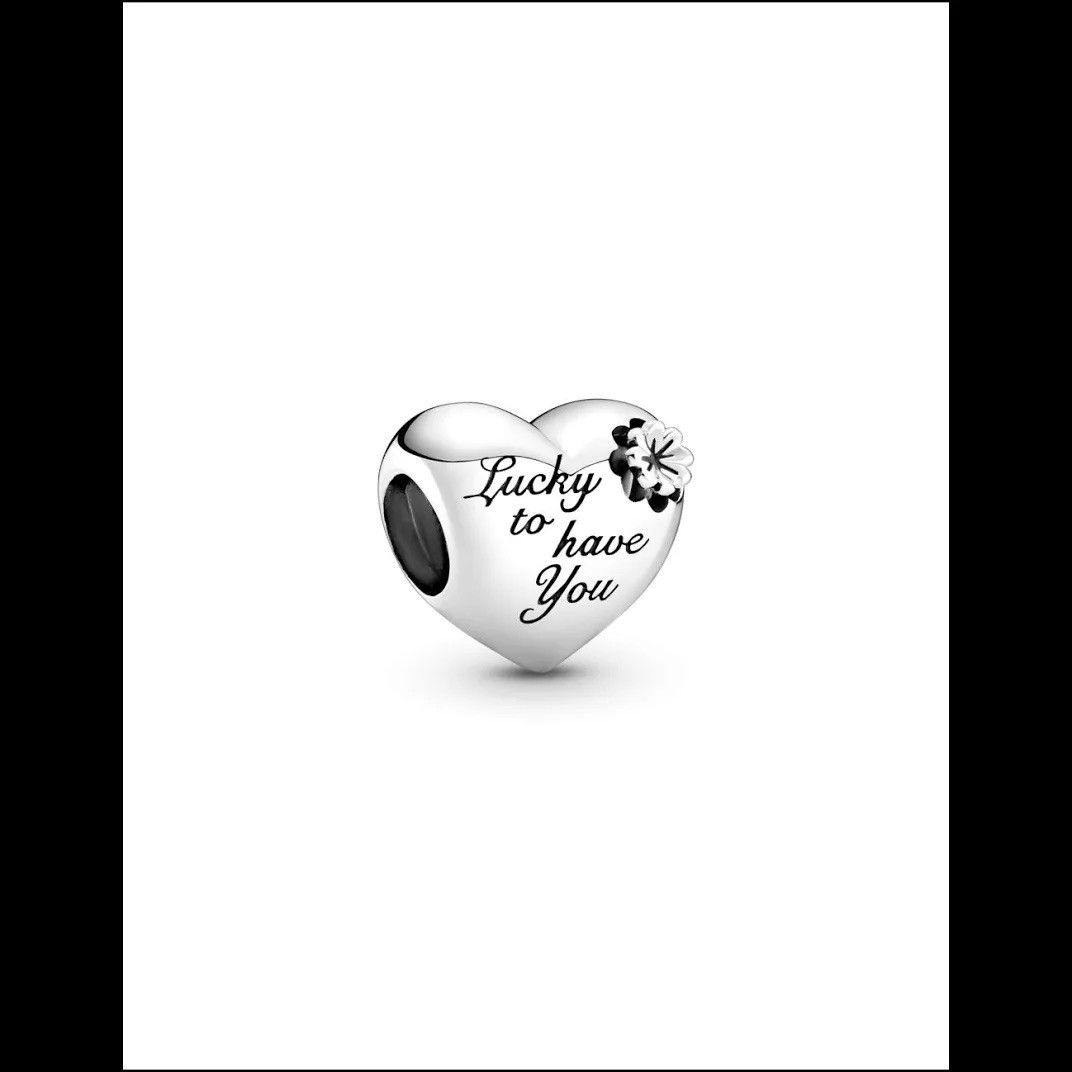 pandora Pandora MOM lucky to have you heart and clover charm Size ONE SIZE - 3 Thumbnail