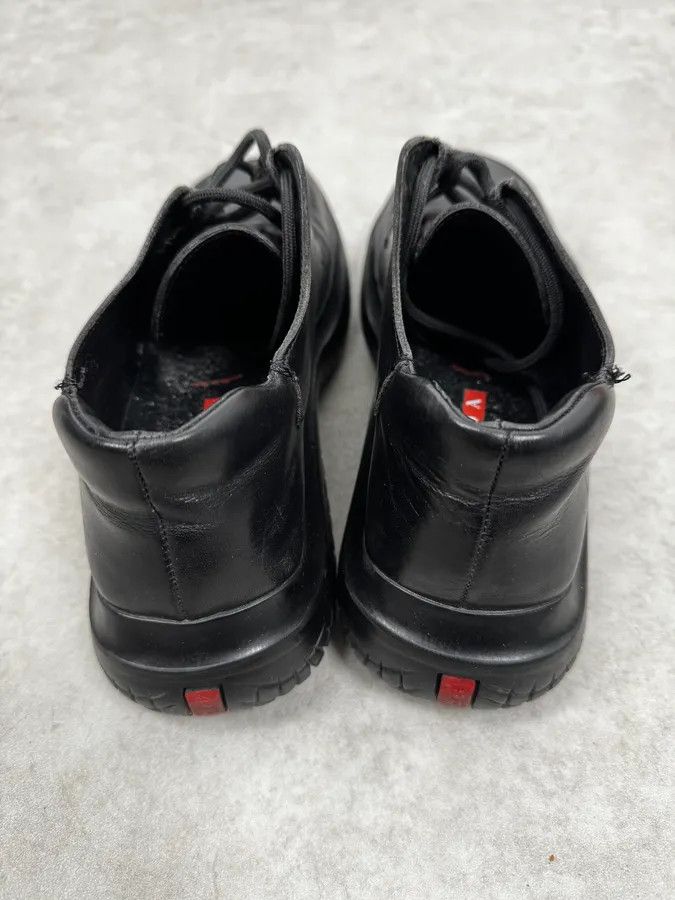Prada FW1999 Prada Vibram Black Leather Shoes Size US 8.5 / IT 38.5 - 4 Thumbnail