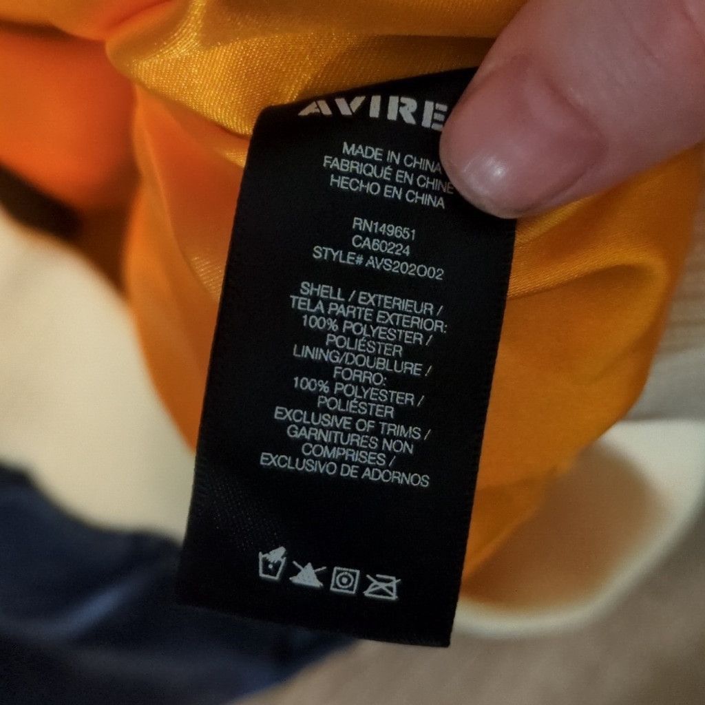 Avirex Avirex navy blazer lightweight bomber jacket size XL Size US XL / EU 56 / 4 - 7 Thumbnail
