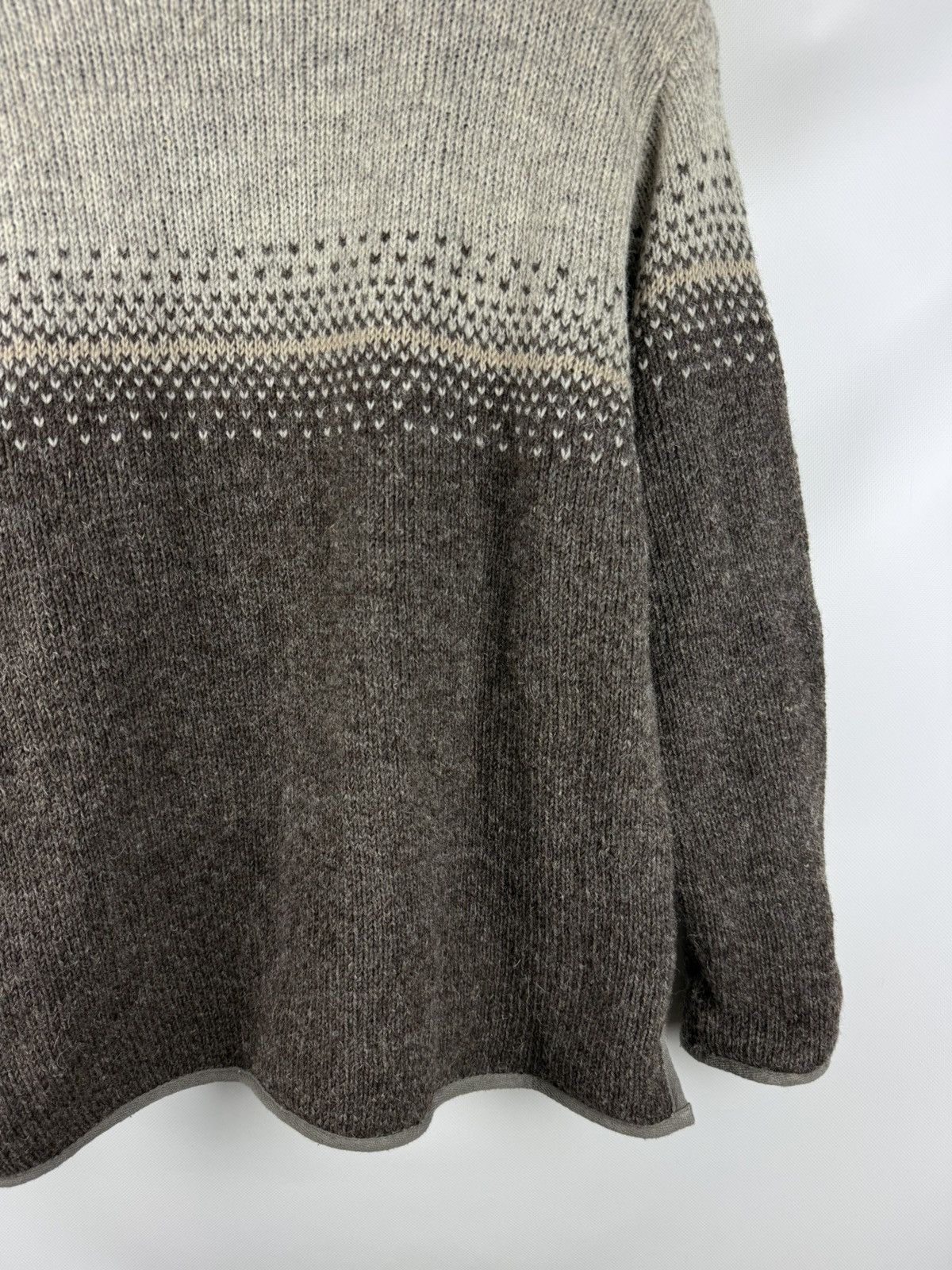 Other Pachamama 1/4 Zip Heavy Hand Knitted Wool Sweater Pullover Size US M / EU 48-50 / 2 - 21 Thumbnail