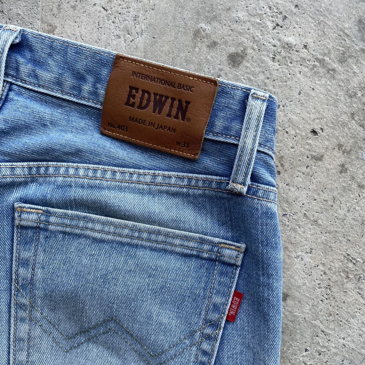 Edwin W32x31 Vintage Edwin 403 Japan Jeans Lightwashed Denim Pants Size US 32 / EU 48 - 8 Thumbnail