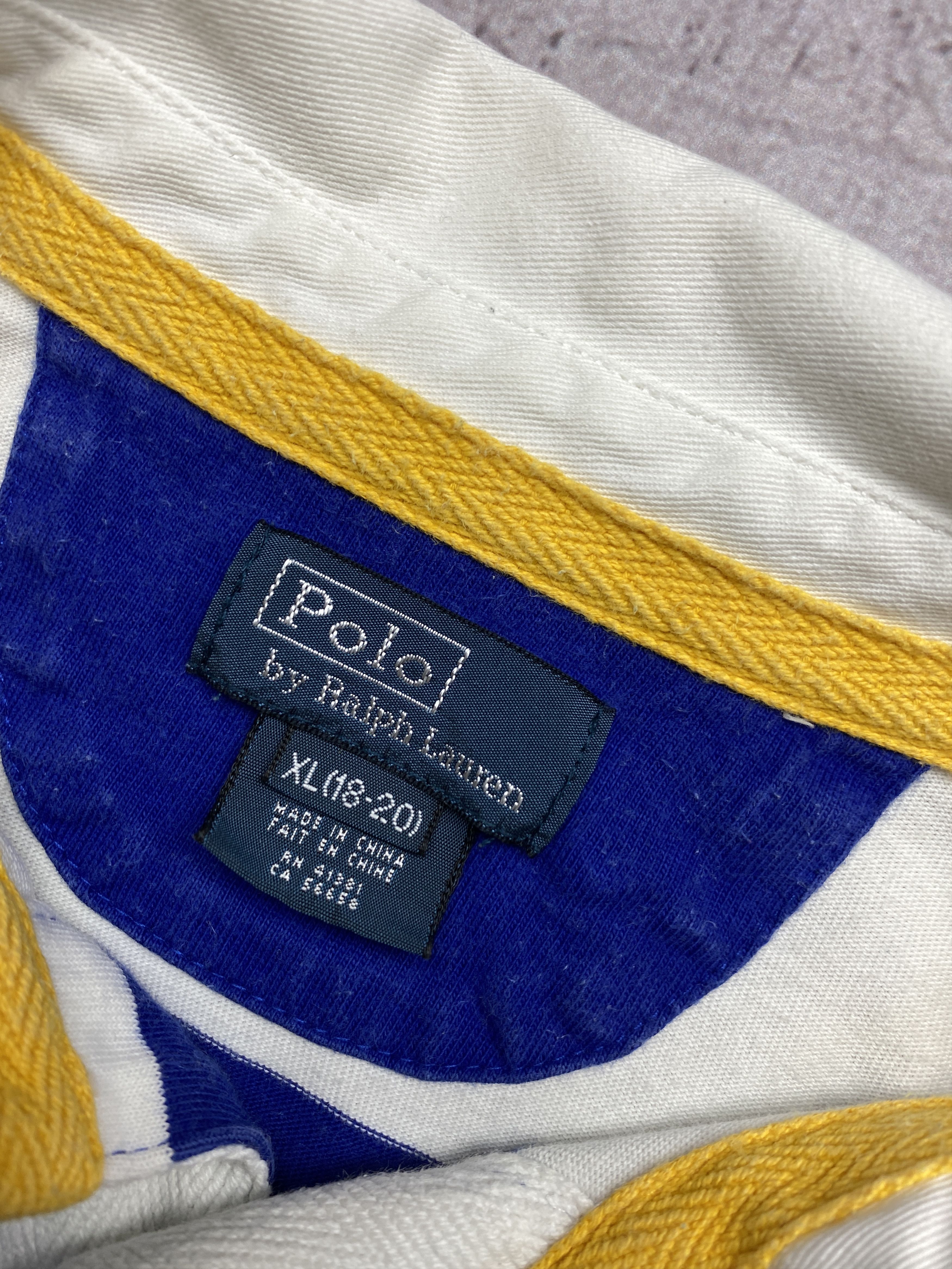Polo Ralph Lauren Polo Ralph Lauren Vintage rugby long sleeve polo shirt Size US S / EU 44-46 / 1 - 4 Thumbnail