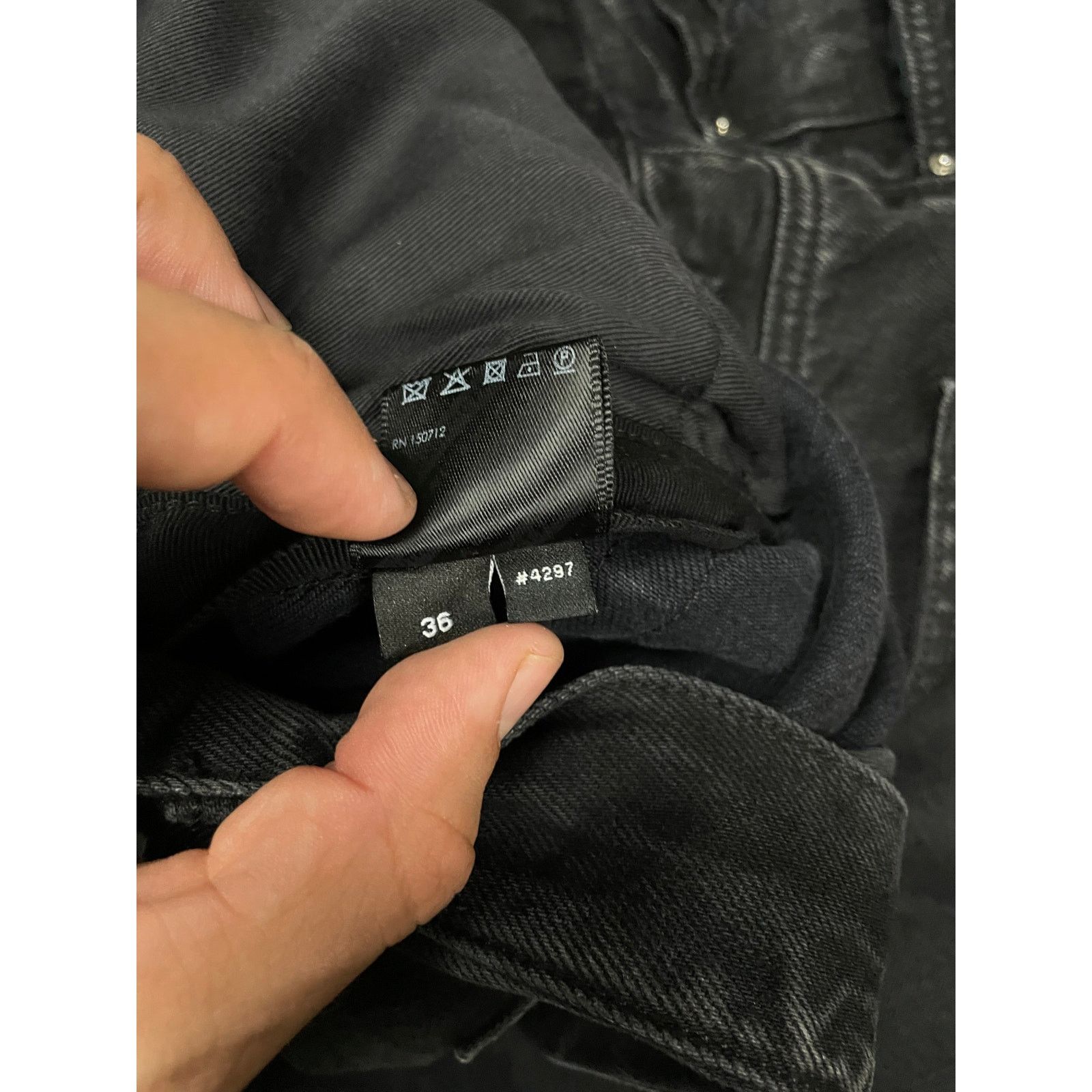 Amiri Amiri Side Logo Black District 1 Size 36 New Size US 36 / EU 52 - 7 Thumbnail