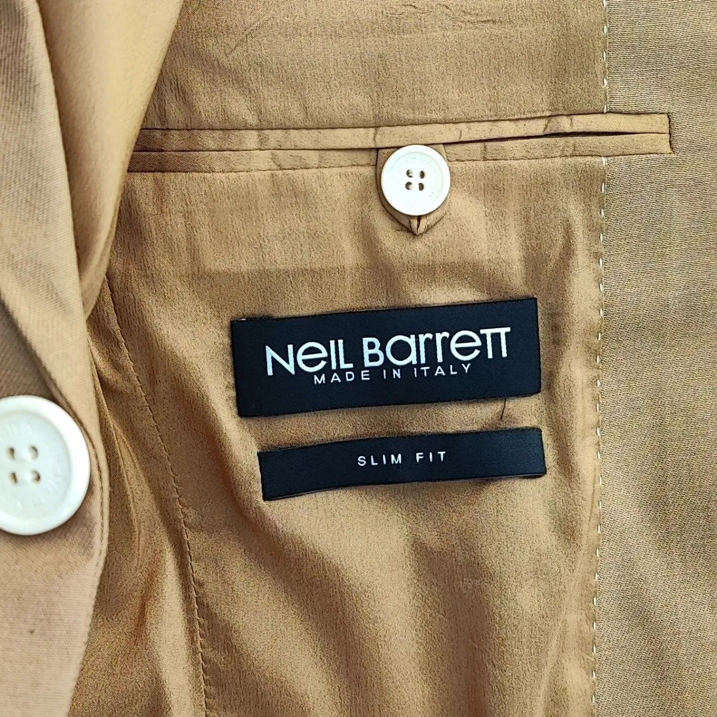 Neil Barrett NEIL BARRET ITALIAN CAMEL BLAZER-FASHIONELLA Size 34R - 8 Thumbnail