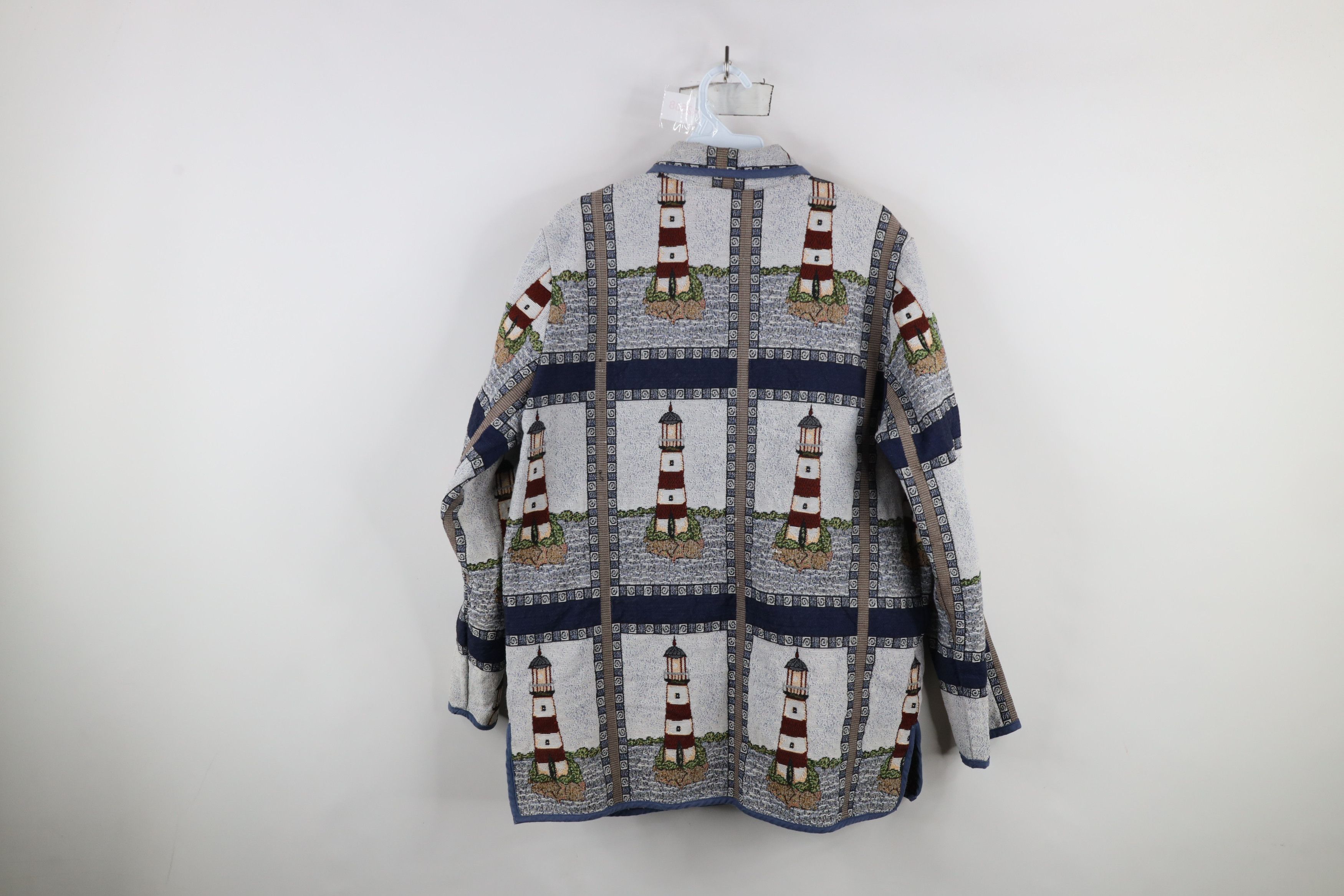 Vintage Vintage 90s Streetwear All Over Print Tapestry Jacket Size M / US 6-8 / IT 42-44 - 11 Thumbnail