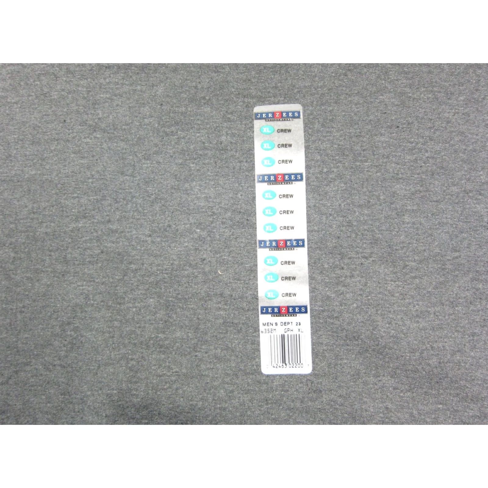 Jerzees VINTAGE Jerzees Sweatshirt Mens XL Gray Crewneck Premium Fit Sweatshirt Size US XL / EU 56 / 4 - 2 Thumbnail
