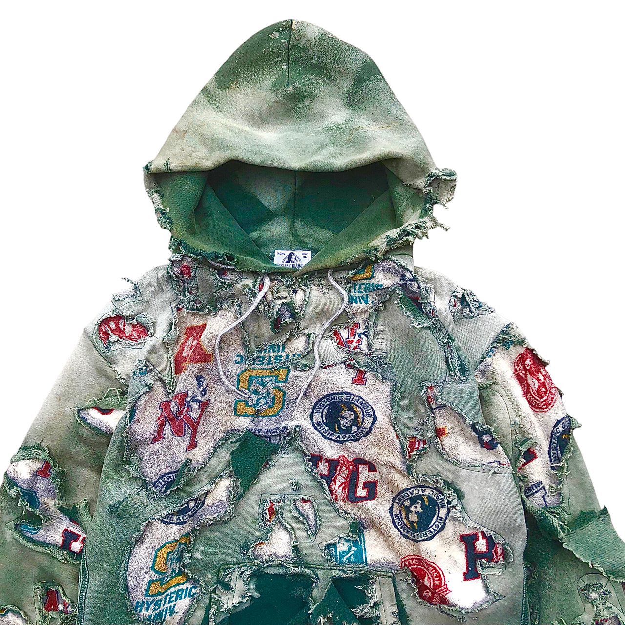 Hysteric Glamour × Seditionaries 🇯🇵 Hysteric Glamour Bondage Hoodie Custom Made Distressed Size US M / EU 48-50 / 2 - 3 Thumbnail