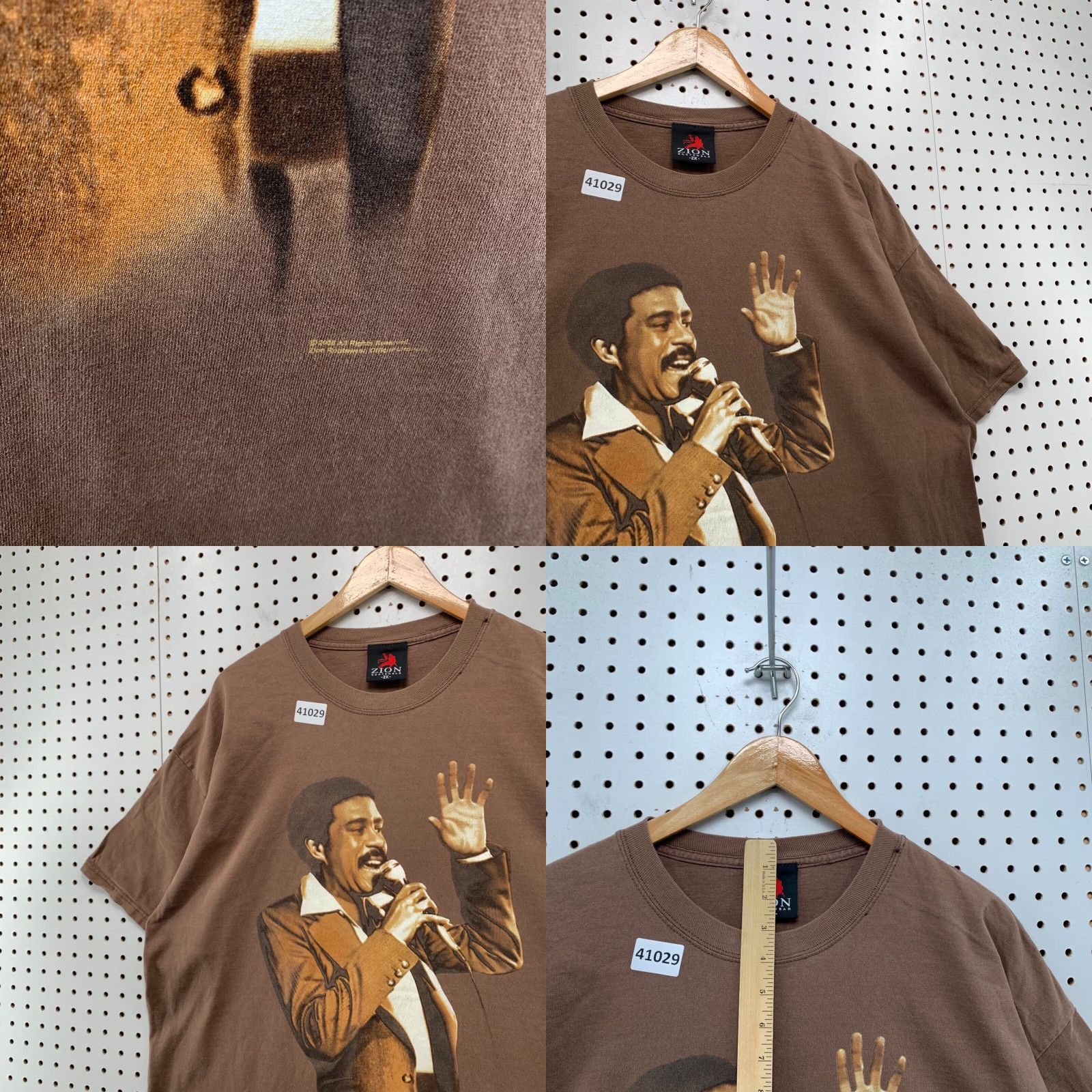 Vintage VINTAGE Richard Pryor Zion Shirt Mens 2XL Brown Comedian Short Sleeve Size US XXL / EU 58 / 5 - 8 Thumbnail