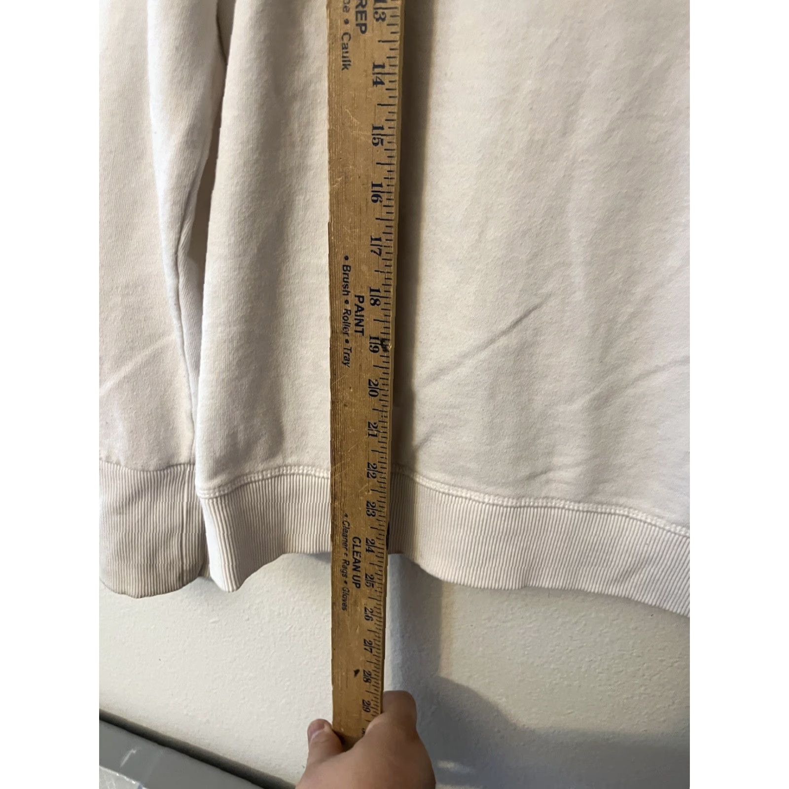 Tommy Hilfiger Tommy Hilfiger Hoodie White Womens Size Large Full Zip Sweatshirt Long Sleeves Size L / US 10 / IT 46 - 4 Thumbnail