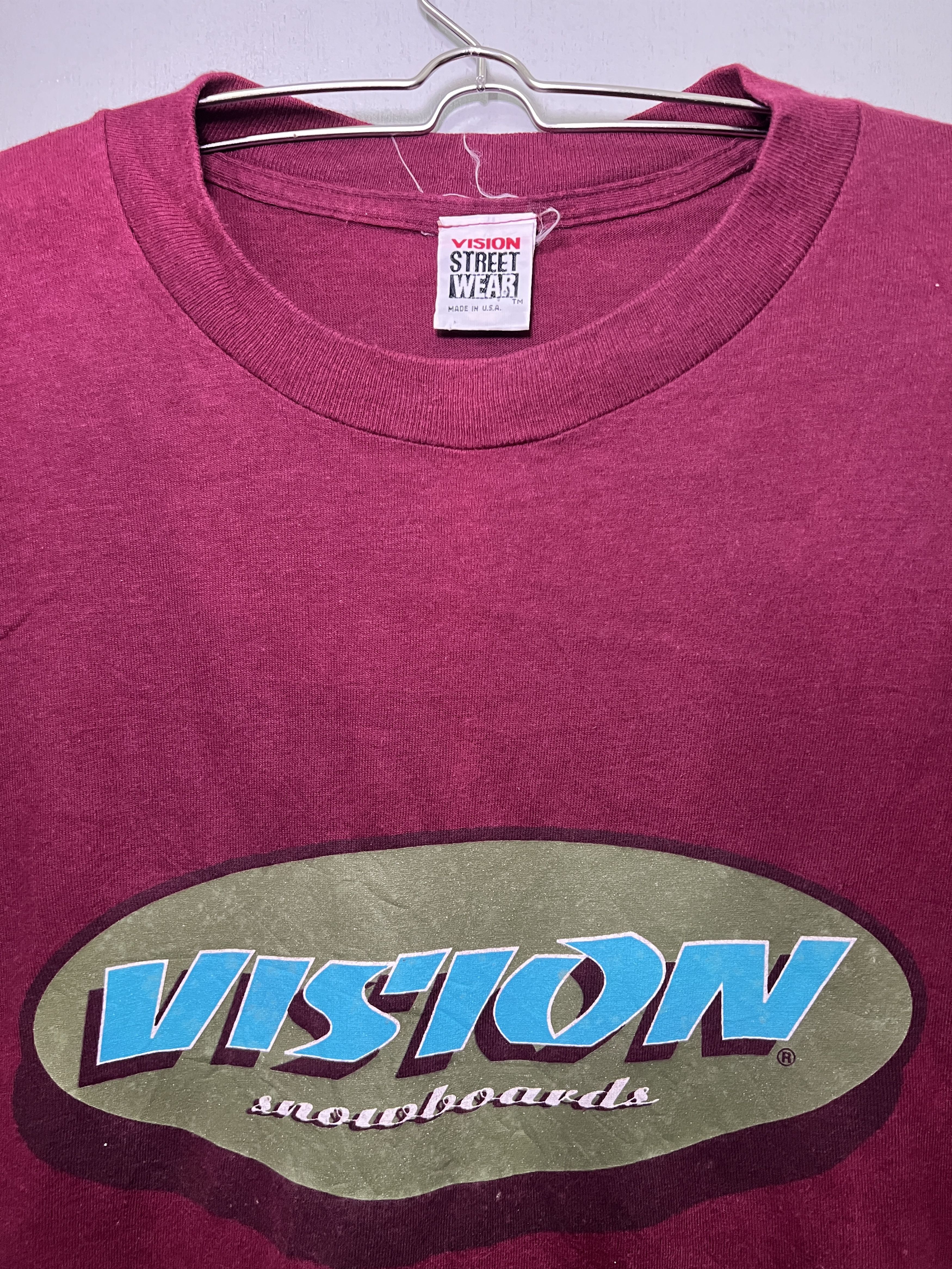 Vintage × Vision Streetwear Vintage Vision Street Wear 90s Skate shirt Size US XL / EU 56 / 4 - 2 Thumbnail
