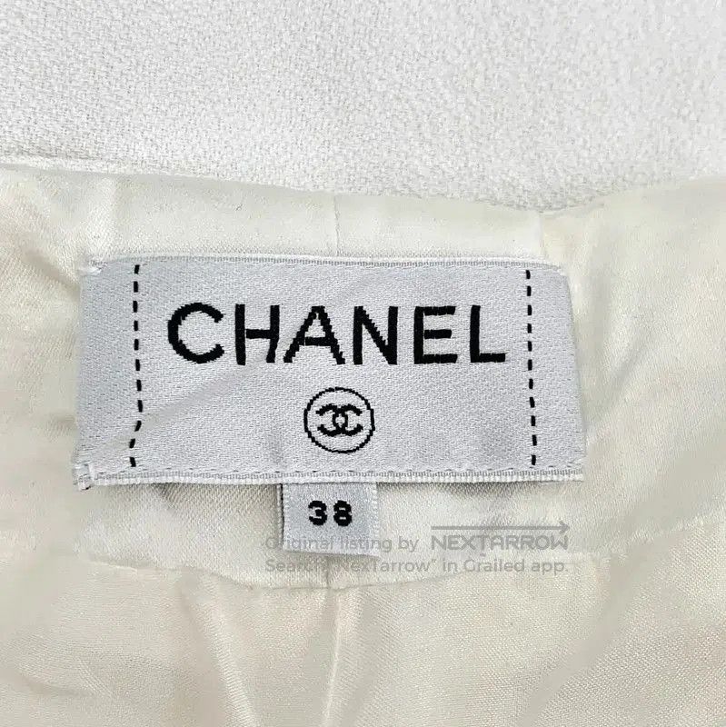 Chanel Chanel White Casual Pants for Women . Size 23" - 5 Thumbnail