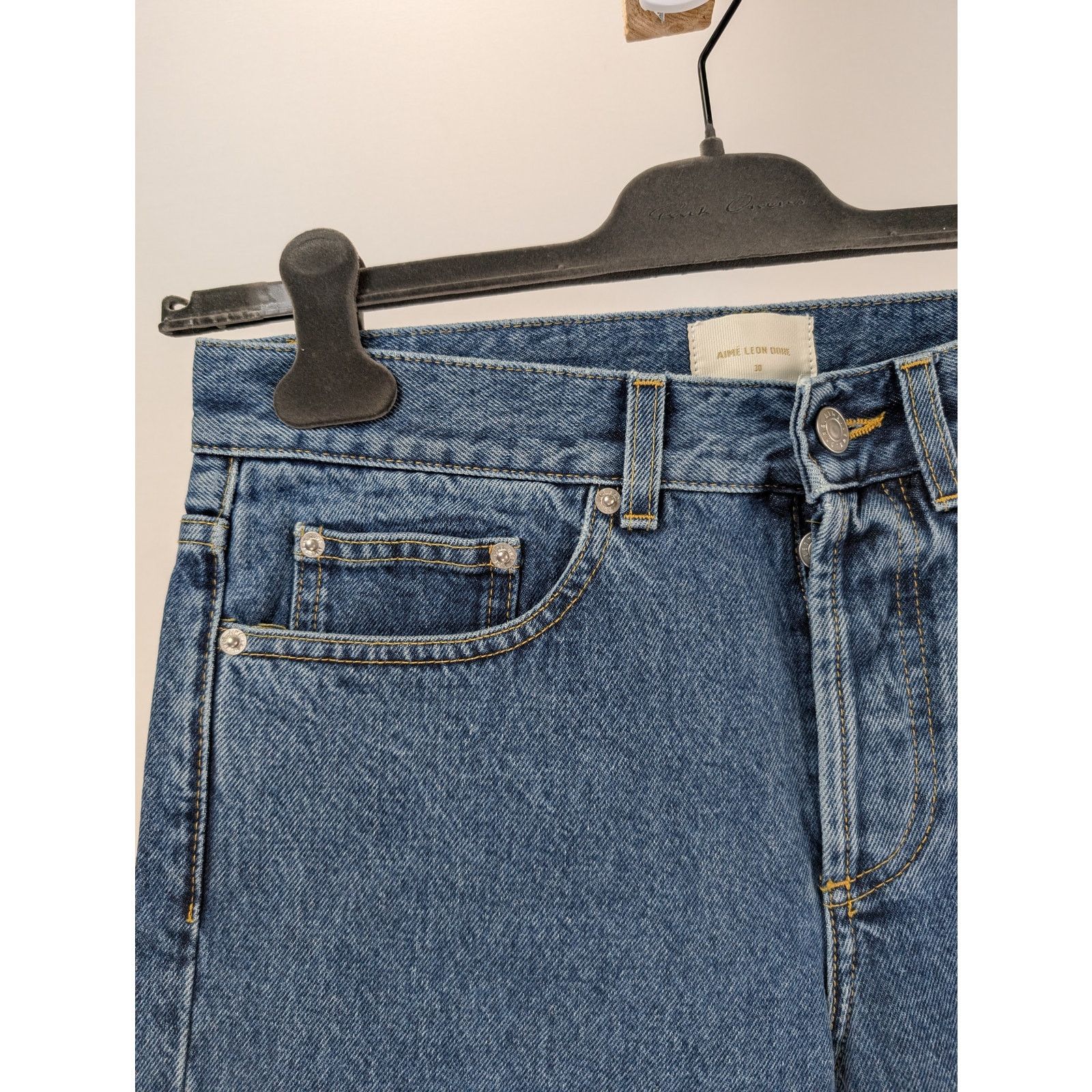 Aime Leon Dore o1rshd1 5 Pocket Mid Wash Denim Jeans in Blue Size US 30 / EU 46 - 6 Thumbnail
