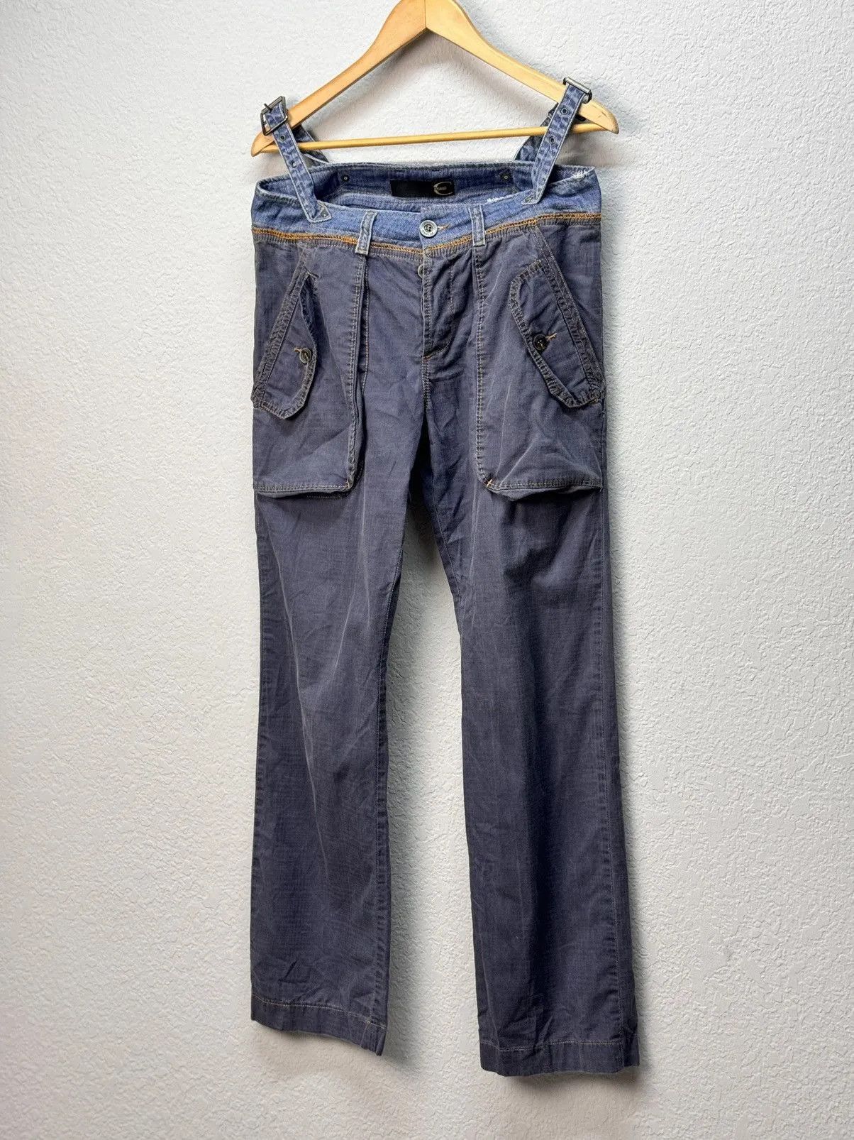 Just Cavalli Vintage baggy Just Cavalli Distressed Punk Pockets Jeans Size US 31 - 5 Thumbnail