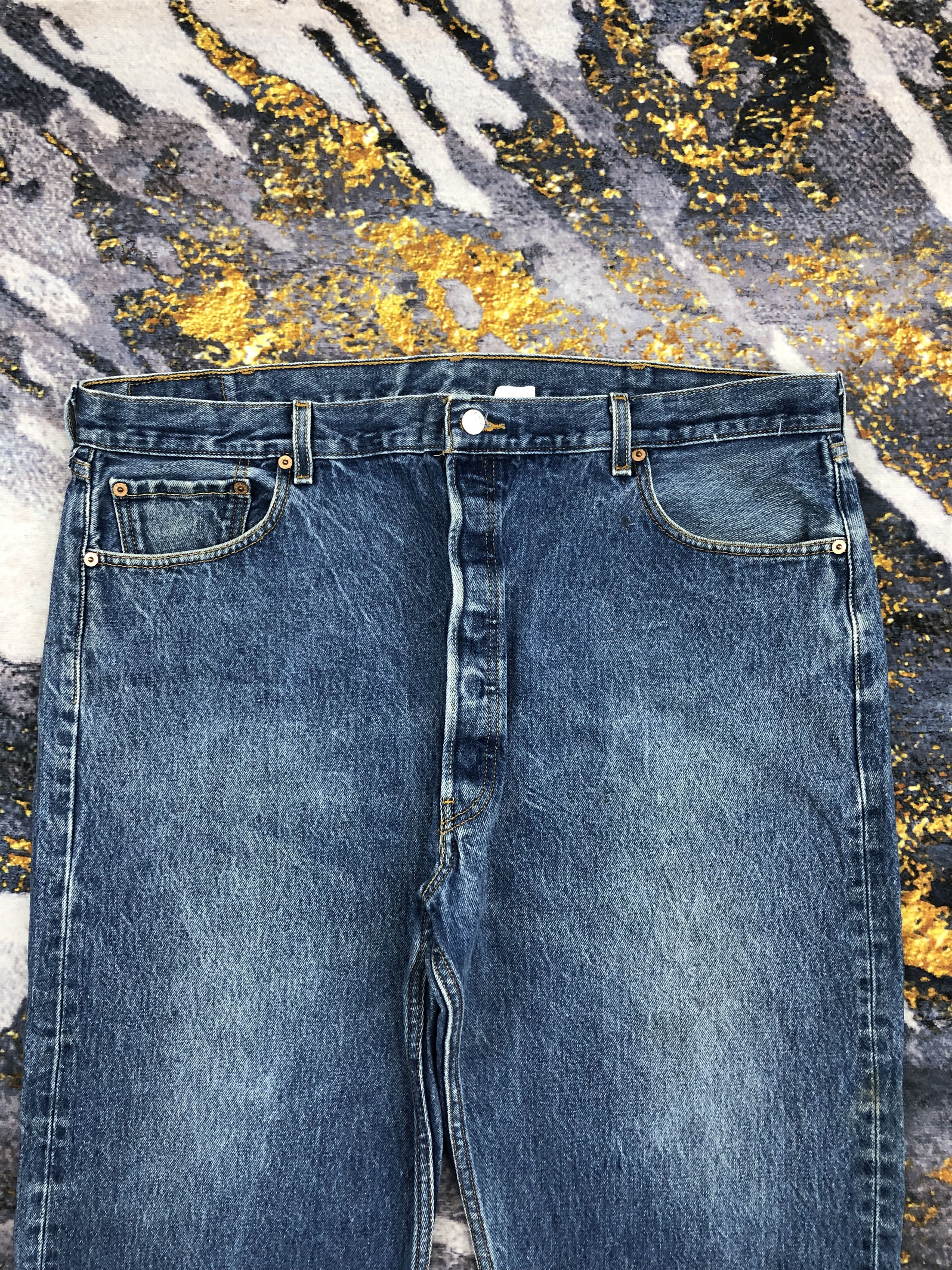 Levi's Vintage Levis 501xx Faded Blue Jeans DPP0179 Size US 41 - 2 Thumbnail
