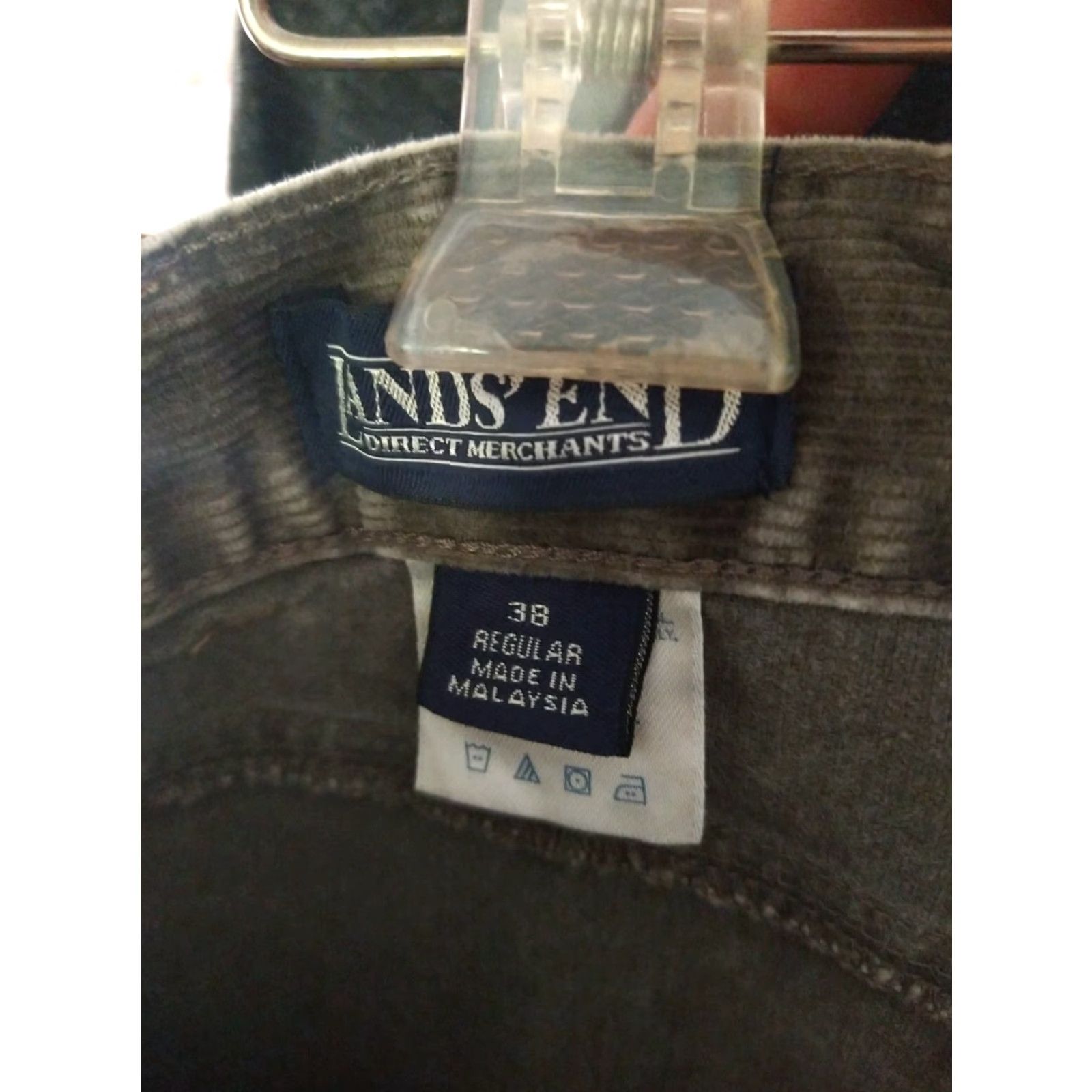 Lands' End VINTAGE Lands End Corduroy Pants Men 38 Regular Brown Inseam 32 Brownish Carpenter Size US 38 / EU 54 - 4 Thumbnail
