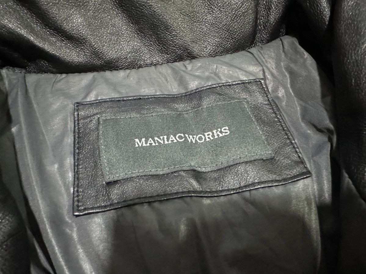 Le Grande Bleu (L.G.B.) 🔥Sick Y2K Maniac Works Puffer Leather Jacket Size US L / EU 52-54 / 3 - 12 Thumbnail