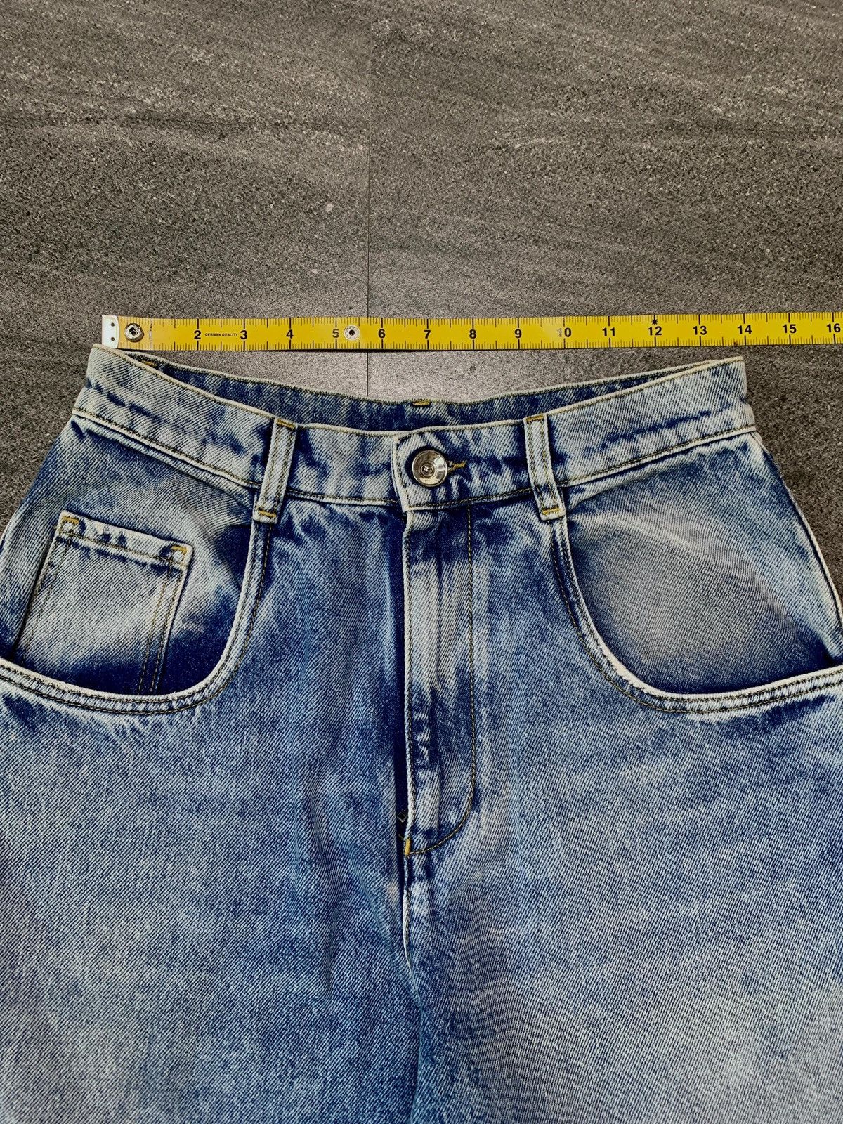 Maison Margiela FREE TAX! Line 1 Slash Cut Baggy Denim Jeans Size US 29 - 17 Thumbnail
