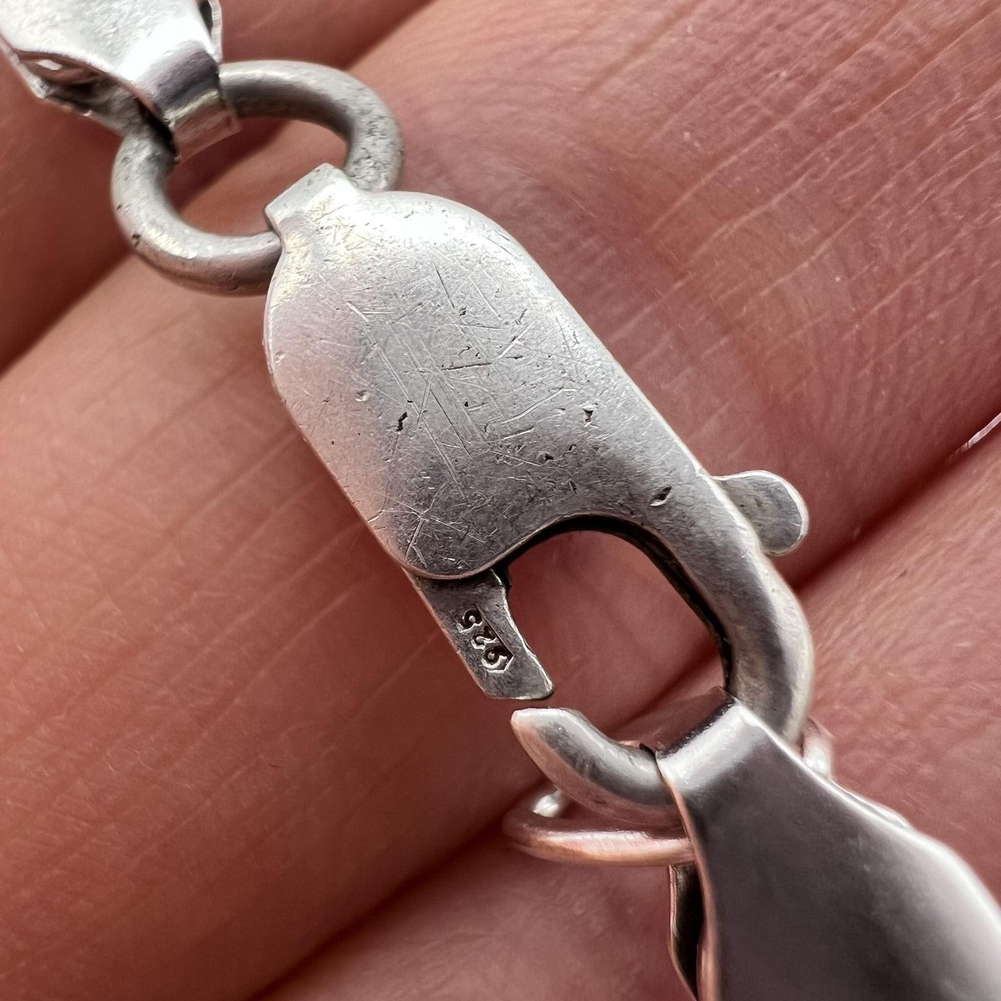 Sterling Silver Vintage Sterling Silver 925 Jewelry Chain Necklace 15.4 gr Size ONE SIZE - 3 Thumbnail