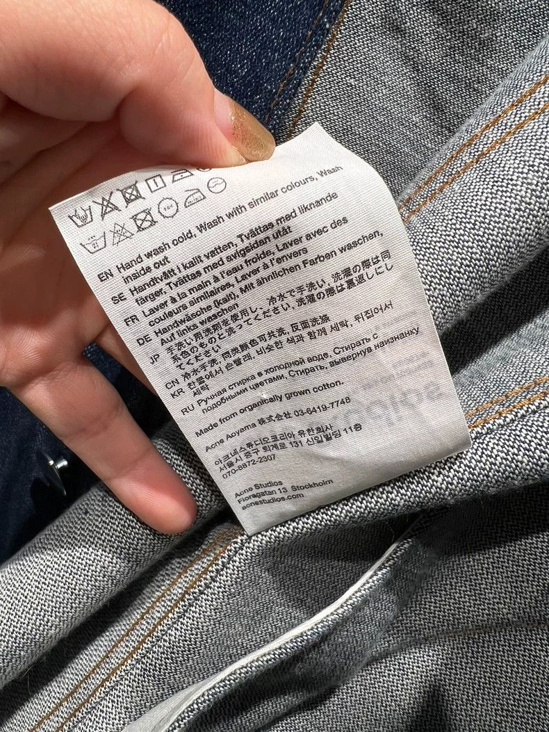 Acne Studios acne studios size:46 Washed denim suit jacket Size 34S - 7 Thumbnail