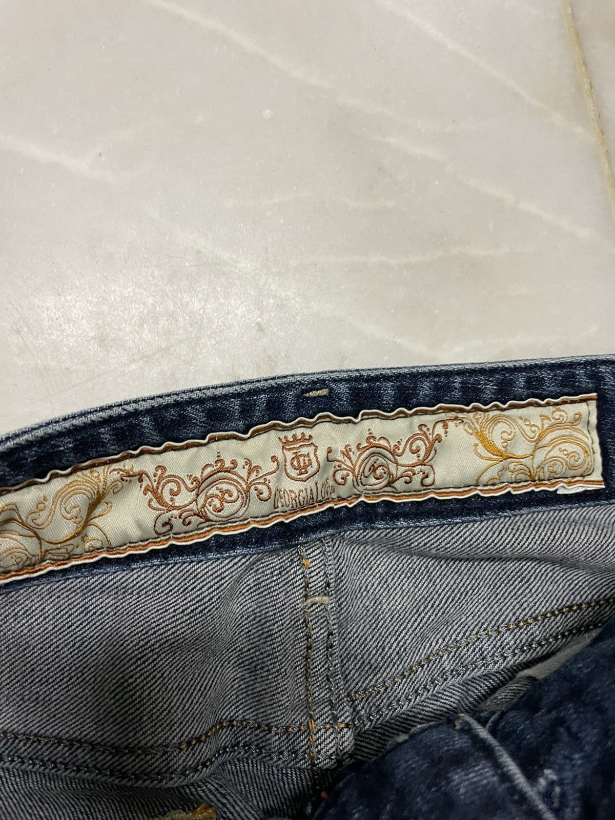 Japanese Brand 💥Flare💥Vintage Japanese Flared Jeans Mudwash Style Size 30" / US 8 / IT 44 - 7 Thumbnail