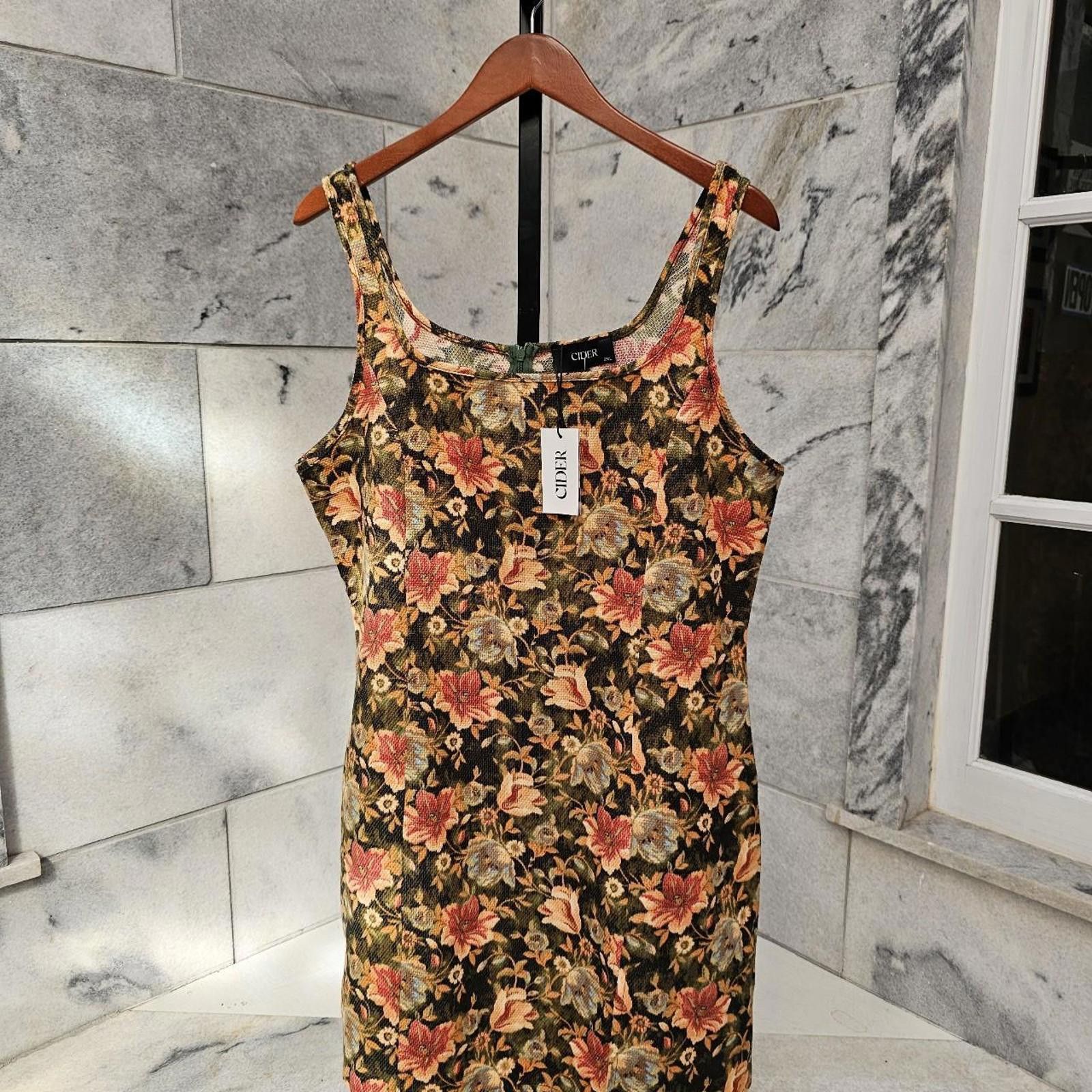 Cyderhouse Cider Women's Multicolored 2X Floral Dress Size XXL / US 16-18 / IT 52-54 - 4 Thumbnail
