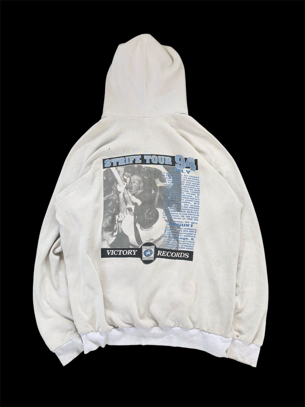 Band Tees Vintage 1990s Strife Hardcore Tour Hoodie Size US XL / EU 56 / 4 - 2 Thumbnail