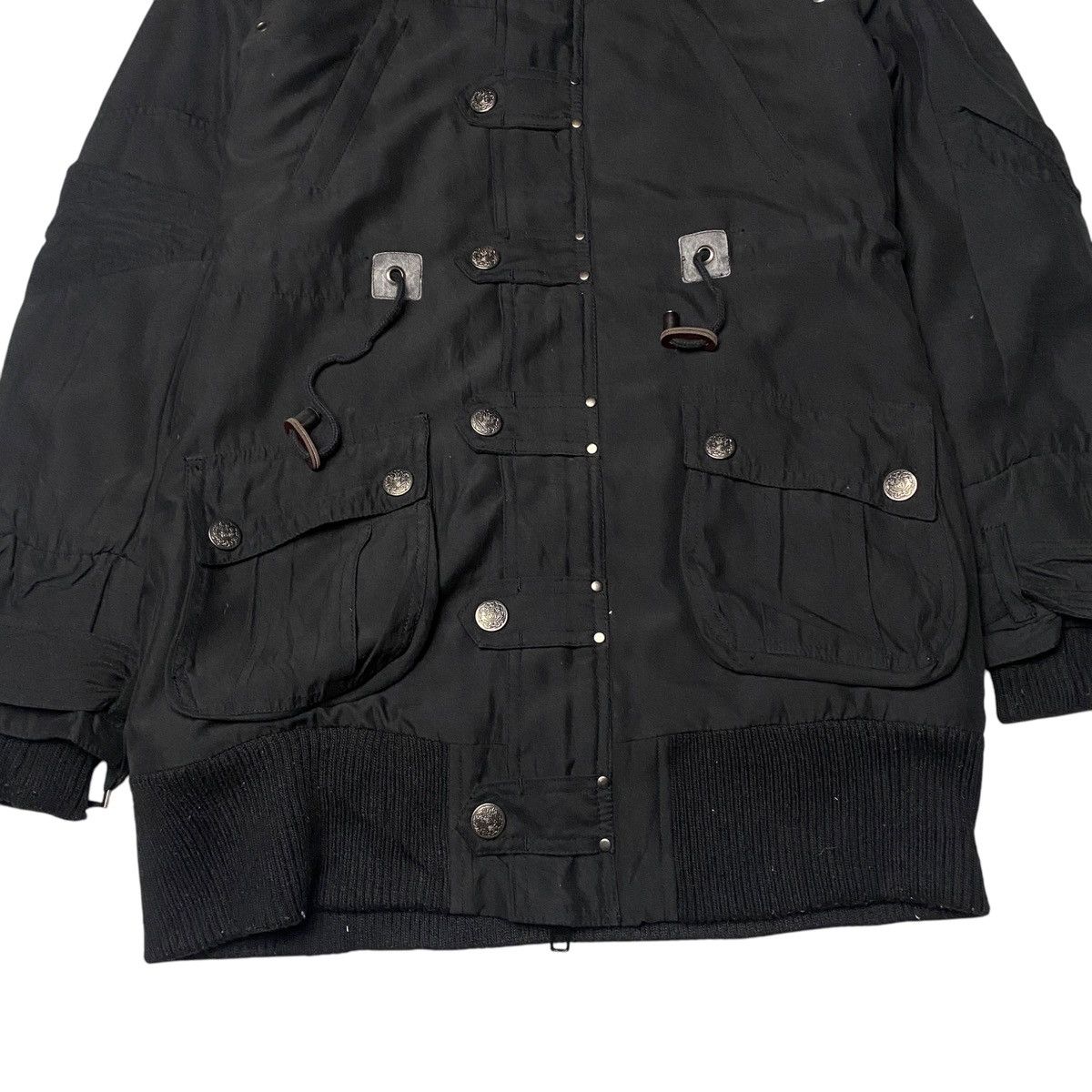 Le Grande Bleu (L.G.B.) 2000's ClubClub Fur Faux Parka Jacket Size US M / EU 48-50 / 2 - 7 Thumbnail