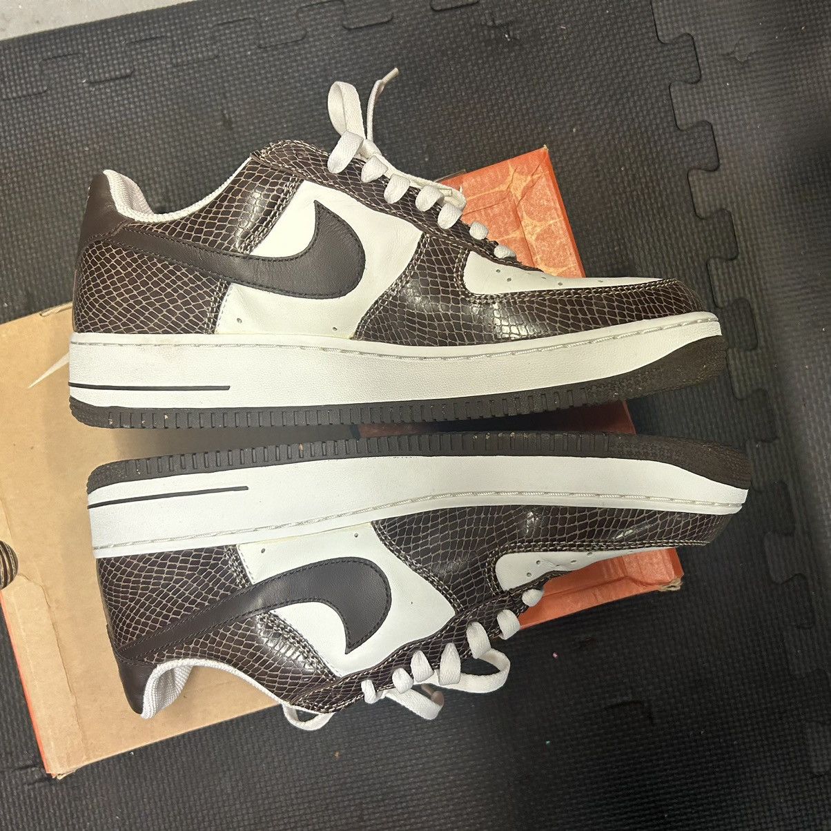 Nike Nike Air Force 1 low Snake Skin Baroque Brown Size US 10 / EU 43 - 8 Thumbnail