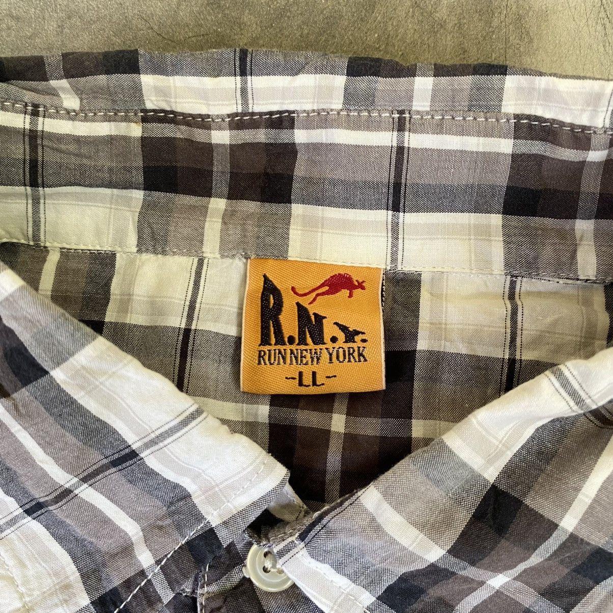 Hysteric Glamour 2000s R.N.Y Skull Checkered Shirt Size US L / EU 52-54 / 3 - 6 Thumbnail