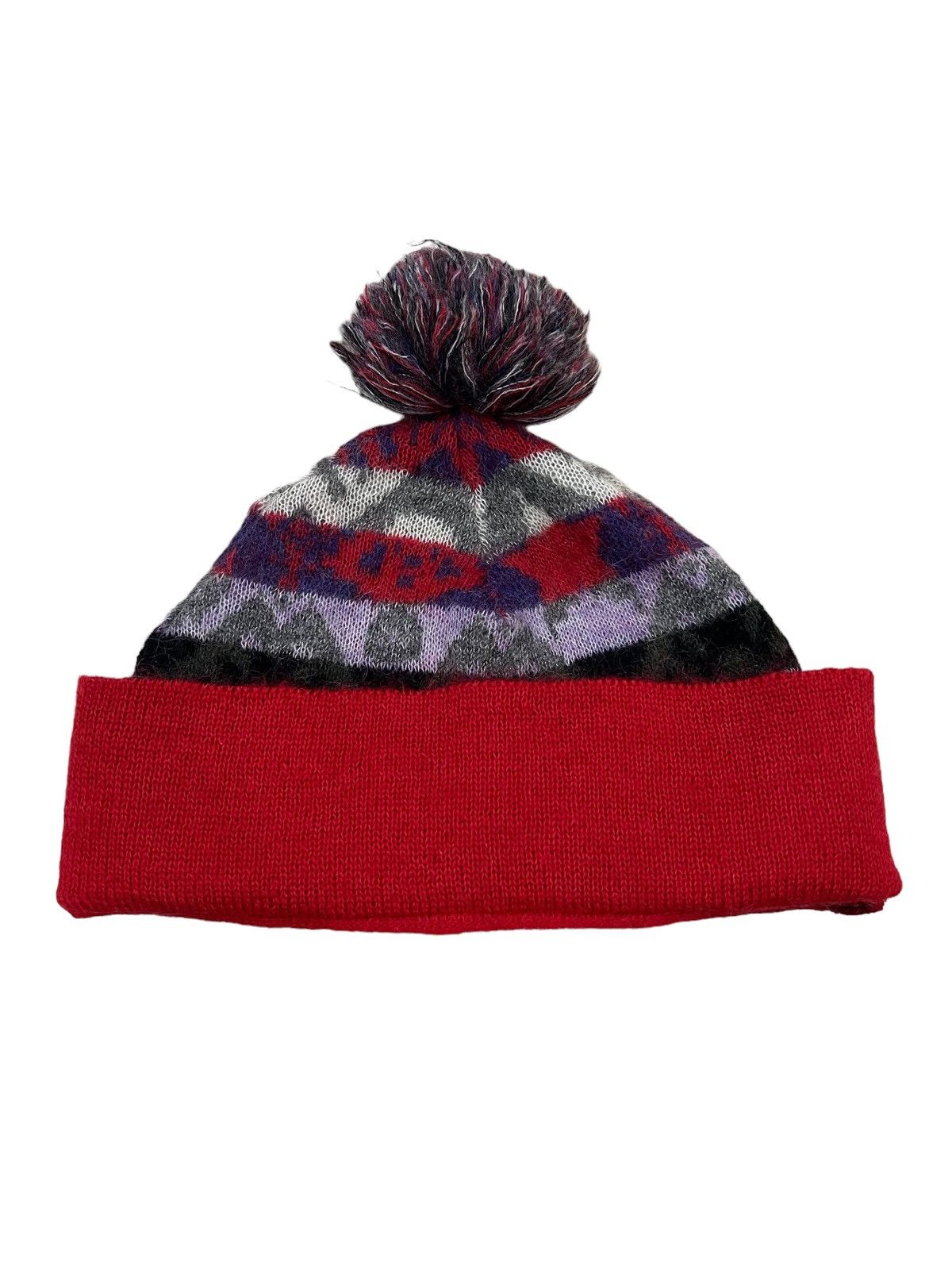 Vivienne Westwood Vivienne Westwood Navajo Fair Isle Mohair Knitted Beanie Hat Size ONE SIZE - 3 Thumbnail