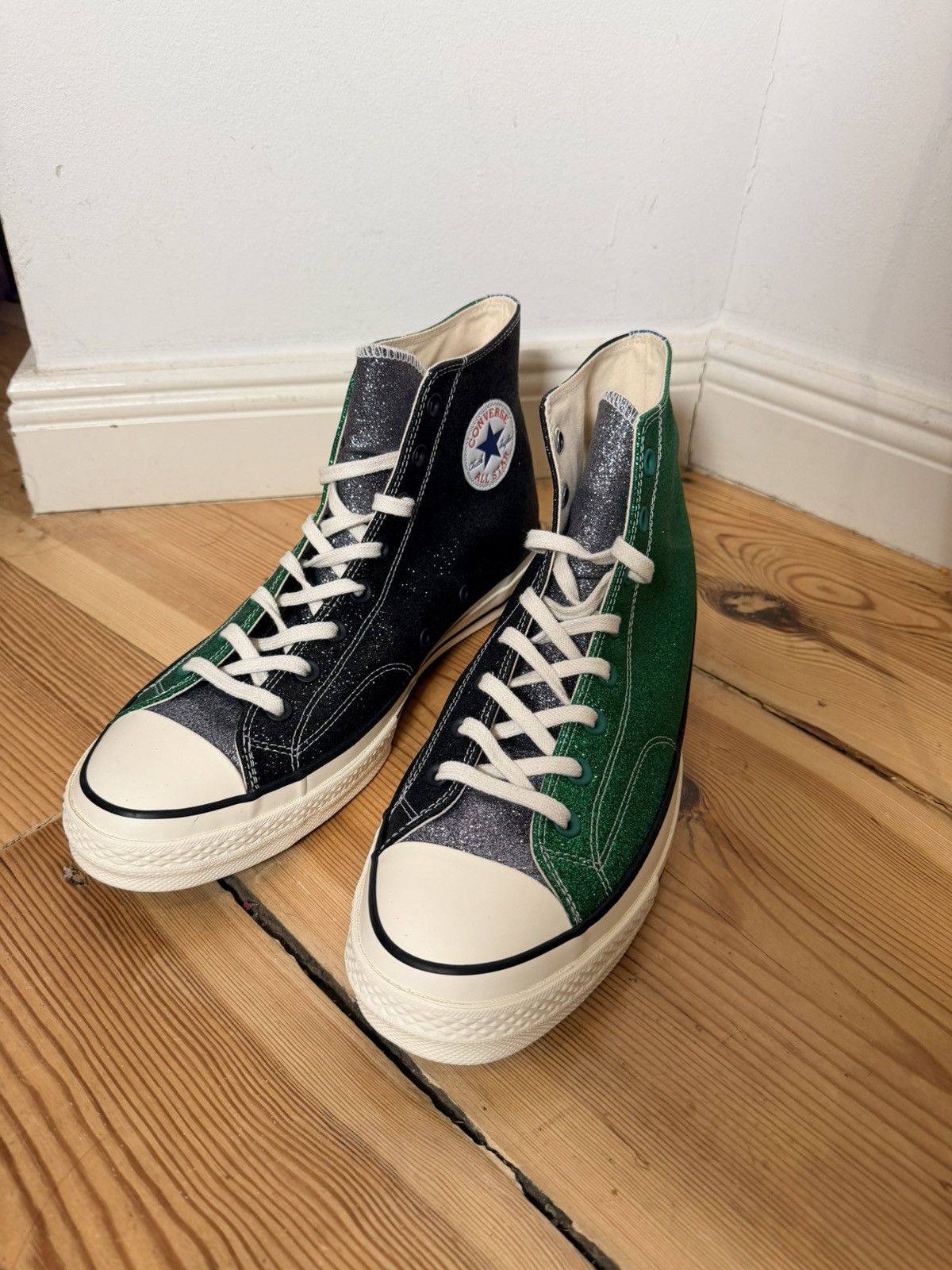 Converse × JW Anderson JW Anderson x Converse Chuck Taylor 70Hi“Green/Black”DS,US12 Size US 12 / EU 45 - 3 Thumbnail