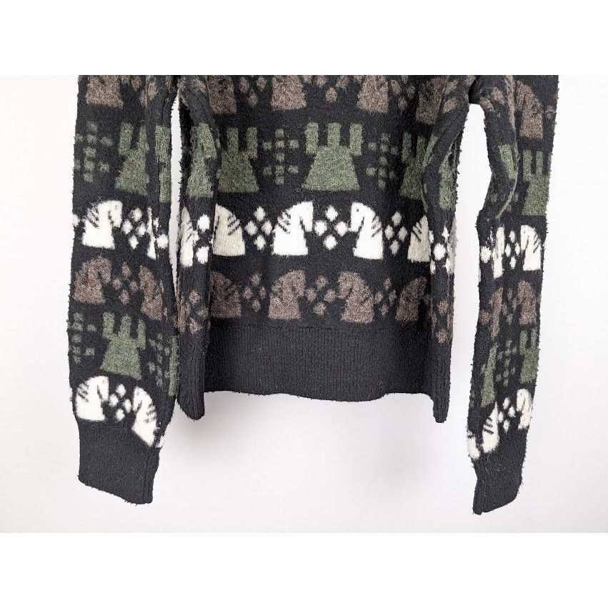 Burberry o1rshd1 Chess Pattern Sweater in Black/Multi Size US L / EU 52-54 / 3 - 12 Thumbnail