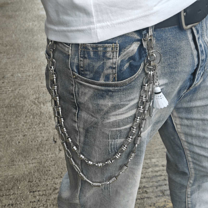 Japanese Brand × Jewelry Minimalist Punk Pants Chain Stainless Steel Rock Style Size ONE SIZE - 2 Thumbnail