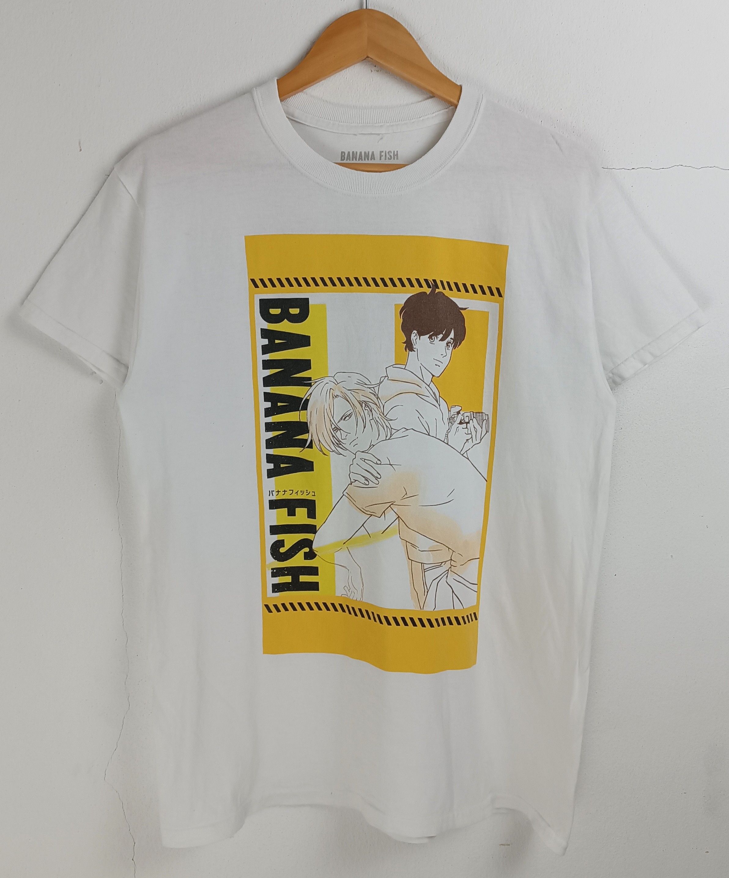 Anime VINTAGE BANANA FISH ANIME MANGA TEE yuri on ice sk8 91 days Size US M / EU 48-50 / 2 - 3 Thumbnail