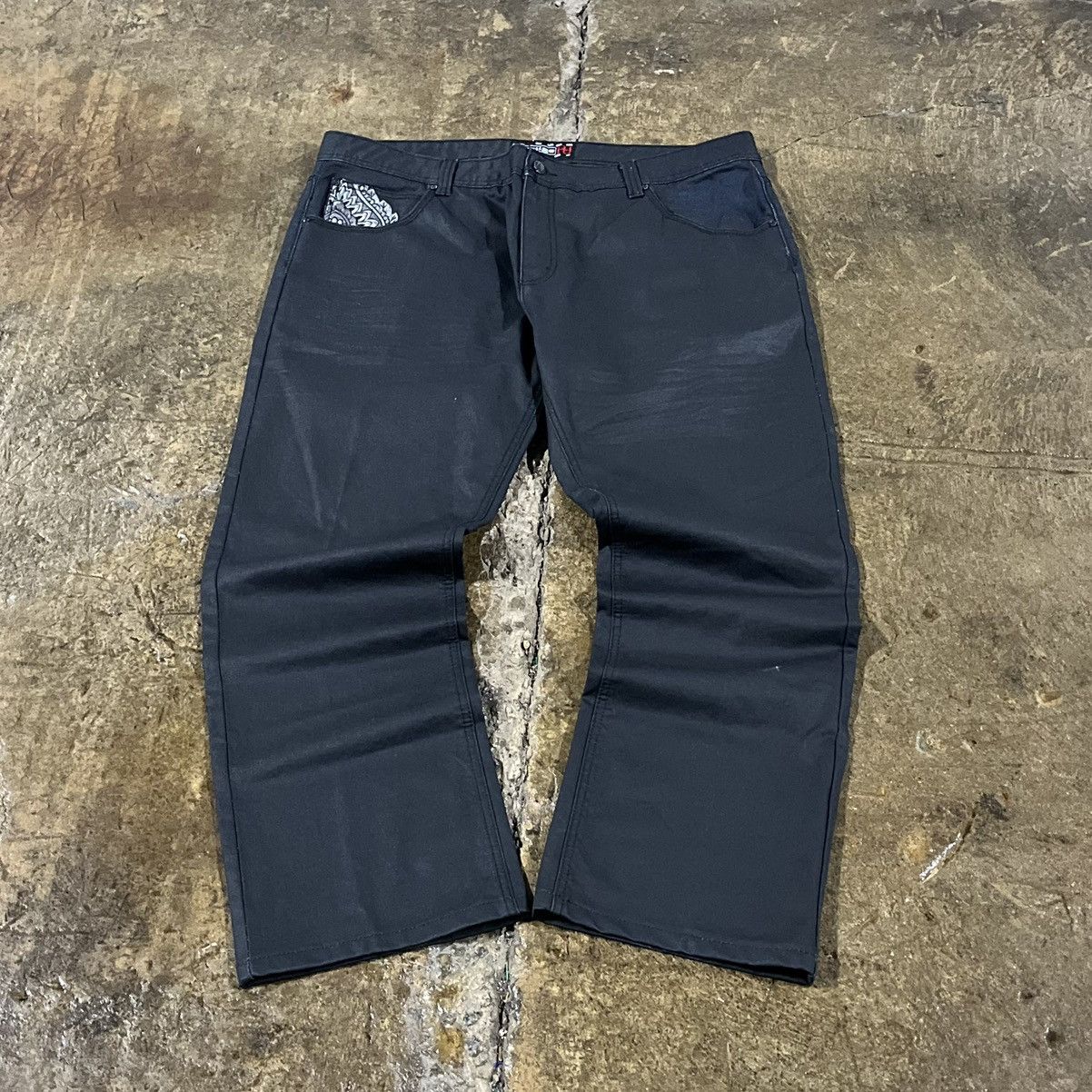 JNCO × Southpole × Vintage Crazy Vintage Y2K Baggy Jeans Embroidered Baggy Wide Leg Size US 42 / EU 58 - 2 Thumbnail
