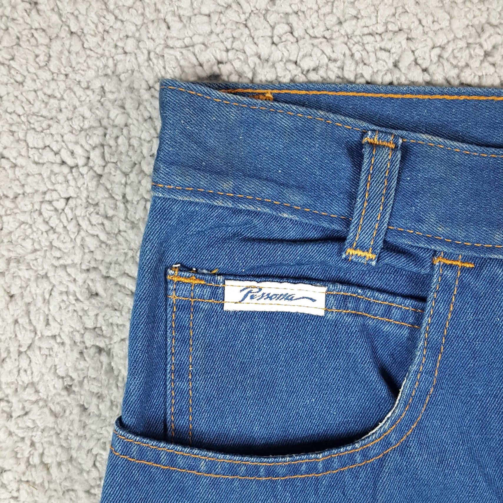 Vintage VINTAGE Persona Women's Jeans Tapered High Waist Relaxed Fit 80s Denim Blue Pants Size 8 Size 30" / US 8 / IT 44 - 4 Thumbnail