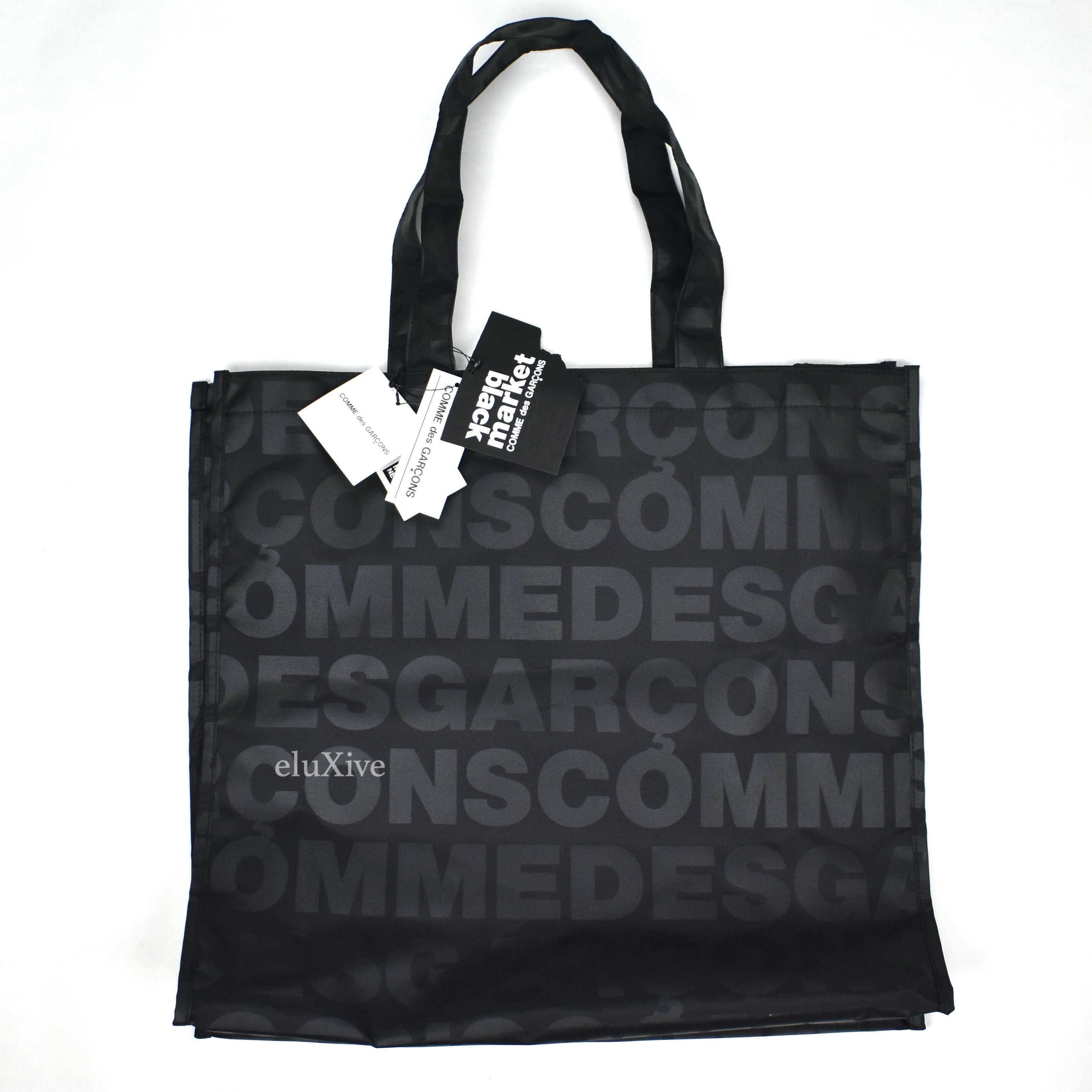 Comme des Garcons CDG Black Market NYFW 2022 Allover Logo Nylon Tote Bag DS Size ONE SIZE - 1 Preview
