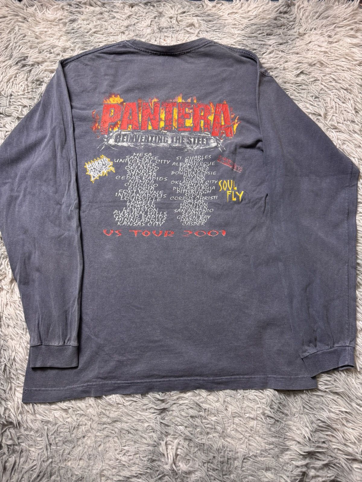 Band Tees Vintage Pantera Reinventing The Steel 2001 Size US M / EU 48-50 / 2 - 5 Thumbnail