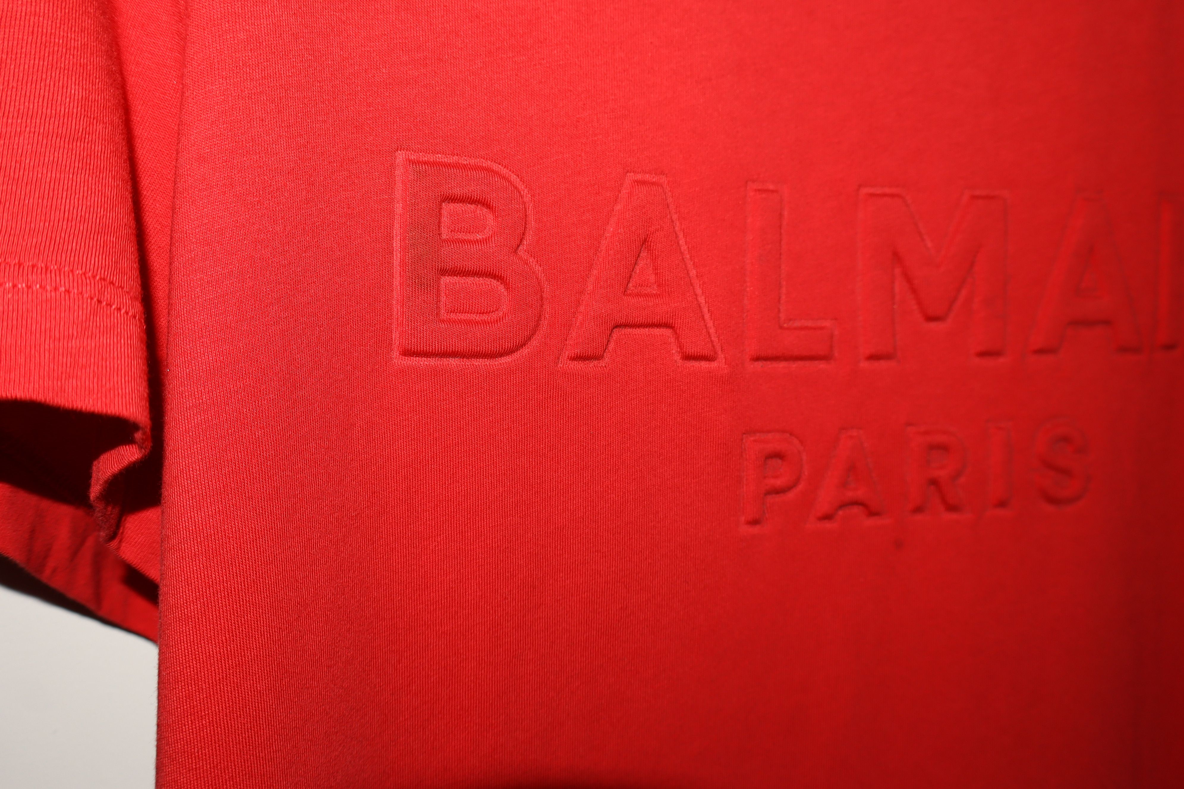 Balmain Embossed logo print t-shirt Size US M / EU 48-50 / 2 - 5 Thumbnail