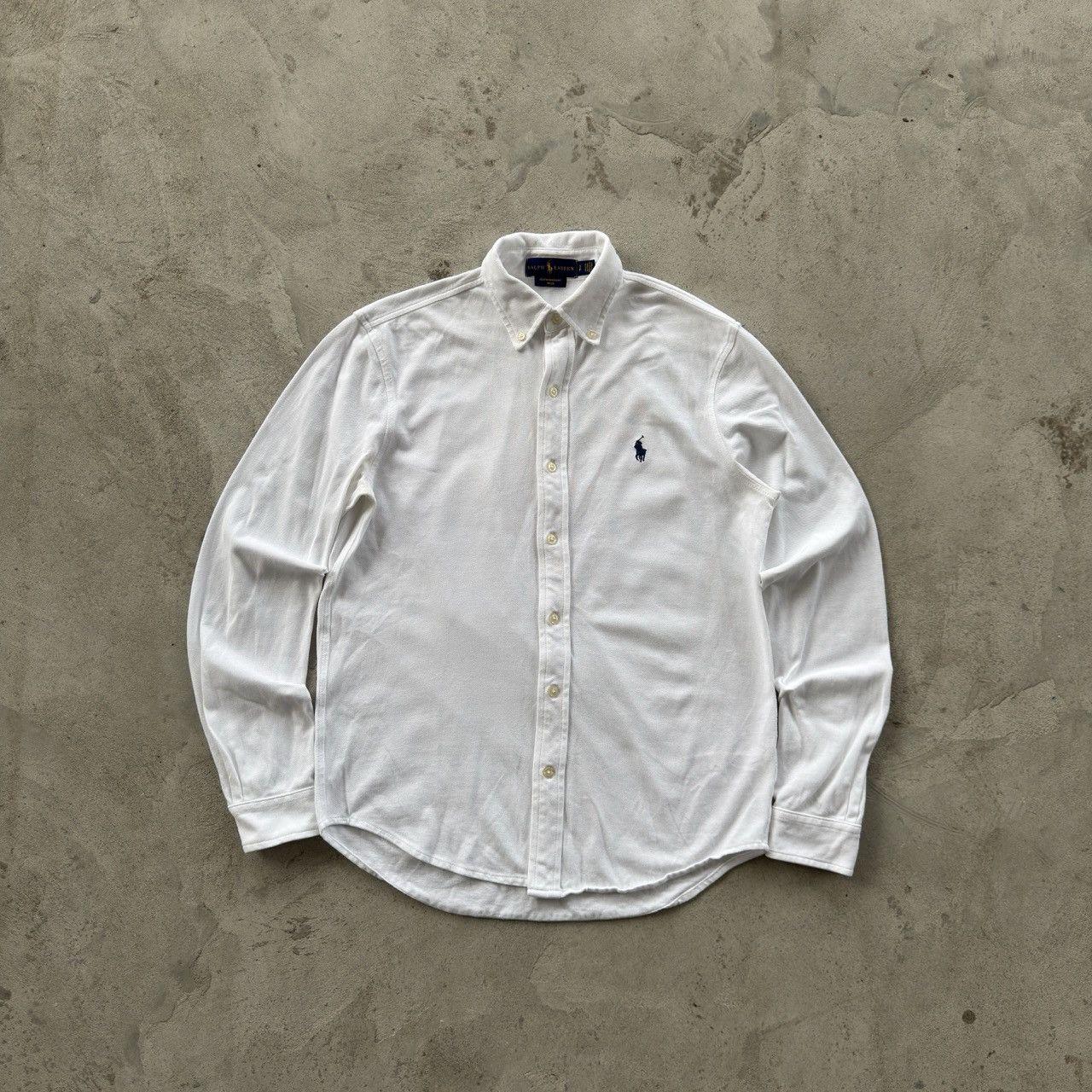 Polo Ralph Lauren Vintage 90s Polo Ralph Lauren Featherweight Button Ups Shirt Size US S / EU 44-46 / 1 - 1 Thumbnail
